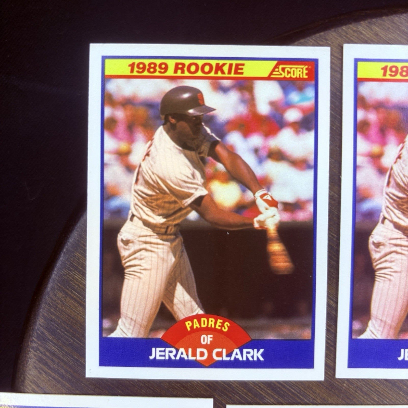 (Lot Of 7) 1989 Score Rookie Cards #644 Jerald Clark, #628 Charlie Hayes, #6368