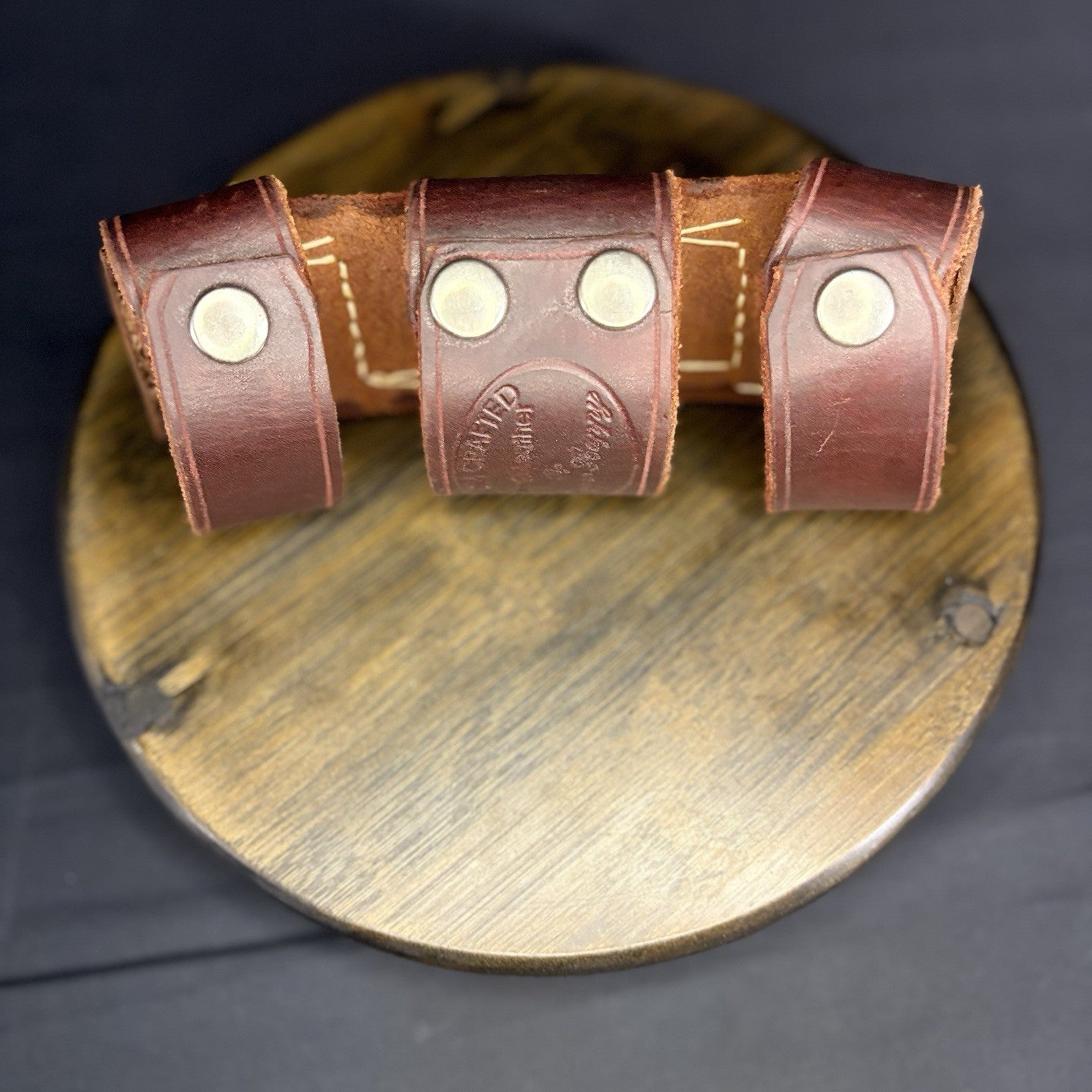 Custom Crafted Guns And Leather Shotgun Shell Belt Carrier By Trigger Happy7