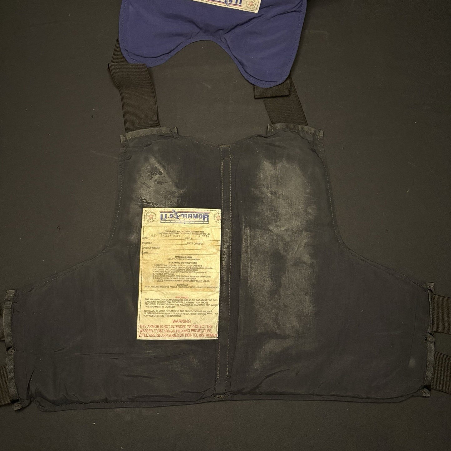 US Armor Bullet Proof Vest IIIA (3A) ~Size Medium~ Concealable Ballistic Vest8