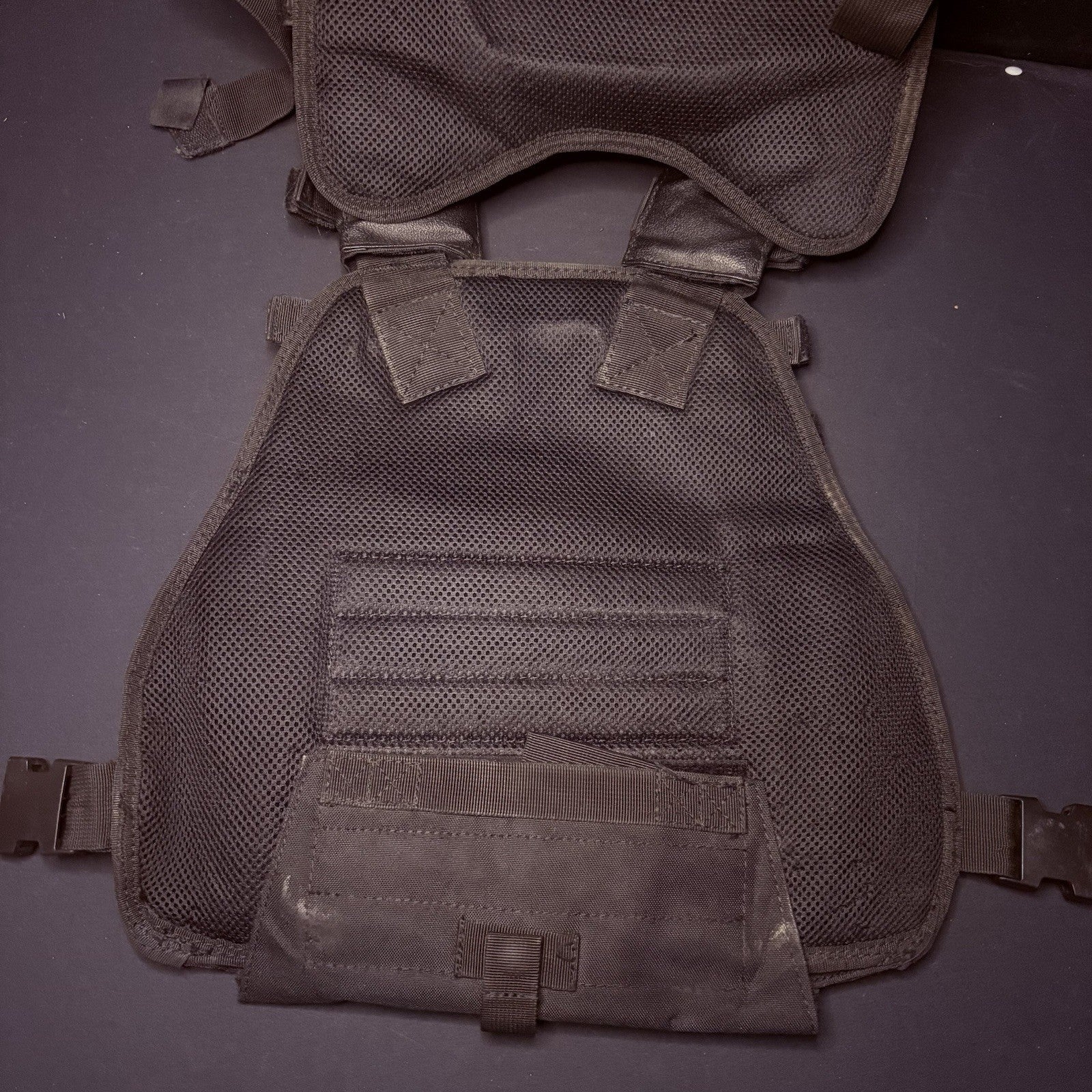 PROTECH Tactical Plate Rack Carrier 10"X12" (Adjustable Size) Black MOLLE Nylon7