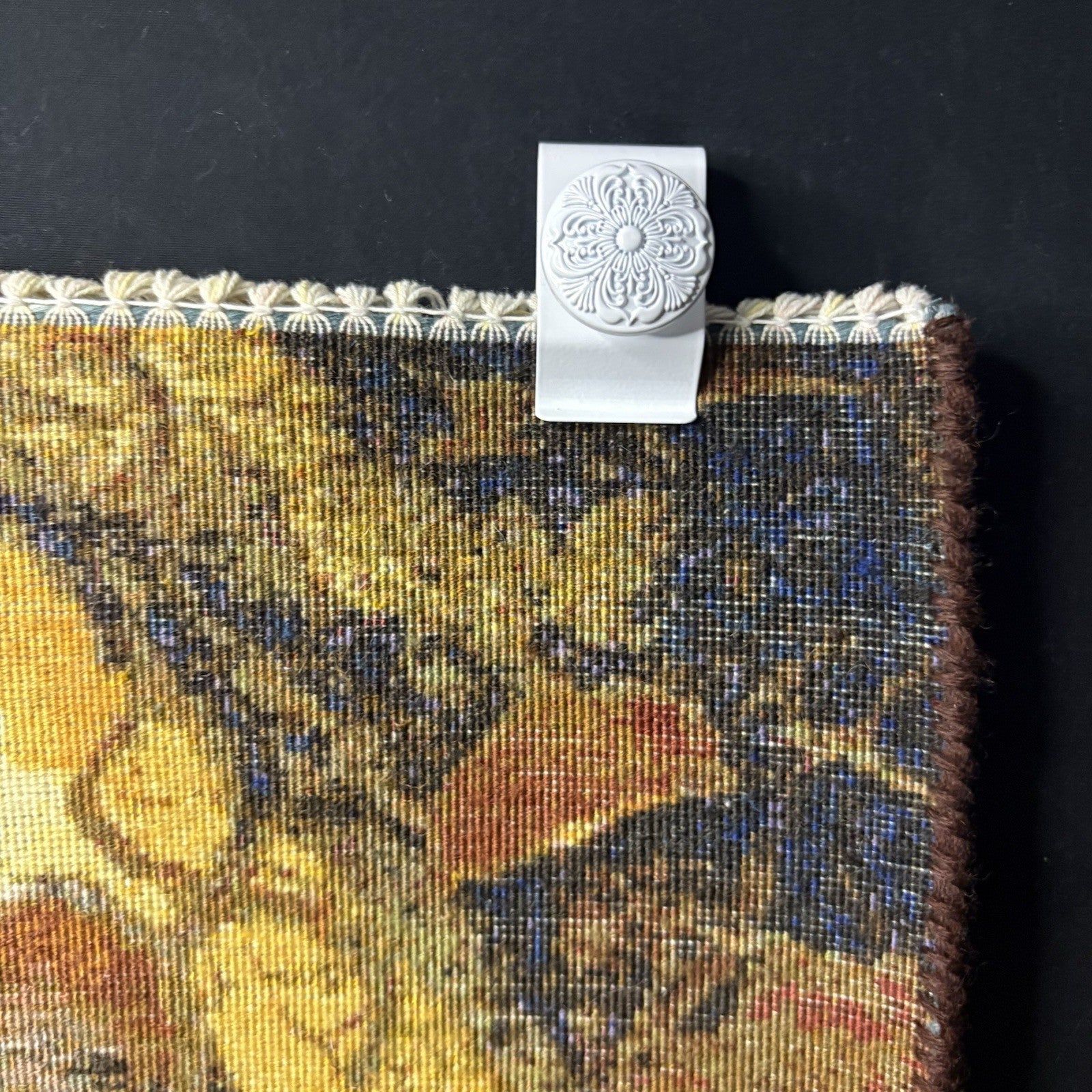 Pictorial Rug Kittens Hand Knotted w/Silk 289KPSI 25”x17” w/Rug Hangers20