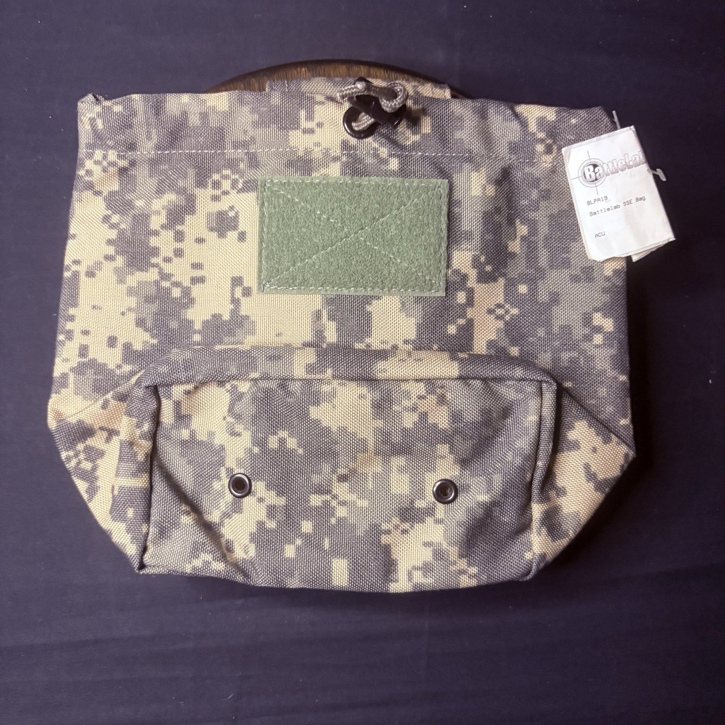BattleLab MOLLE Dump Pouch/ SSE Bag Roll Up ACU Camo MADE IN USA9