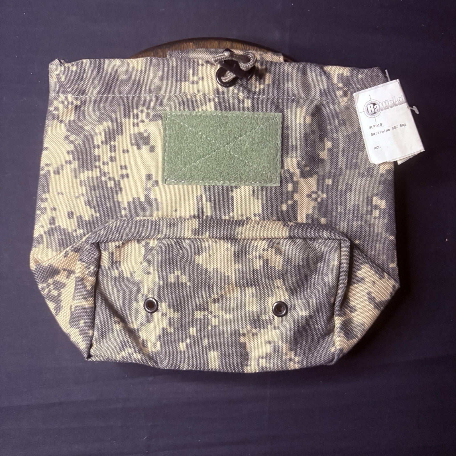 BattleLab MOLLE Dump Pouch/ SSE Bag Roll Up ACU Camo MADE IN USA9