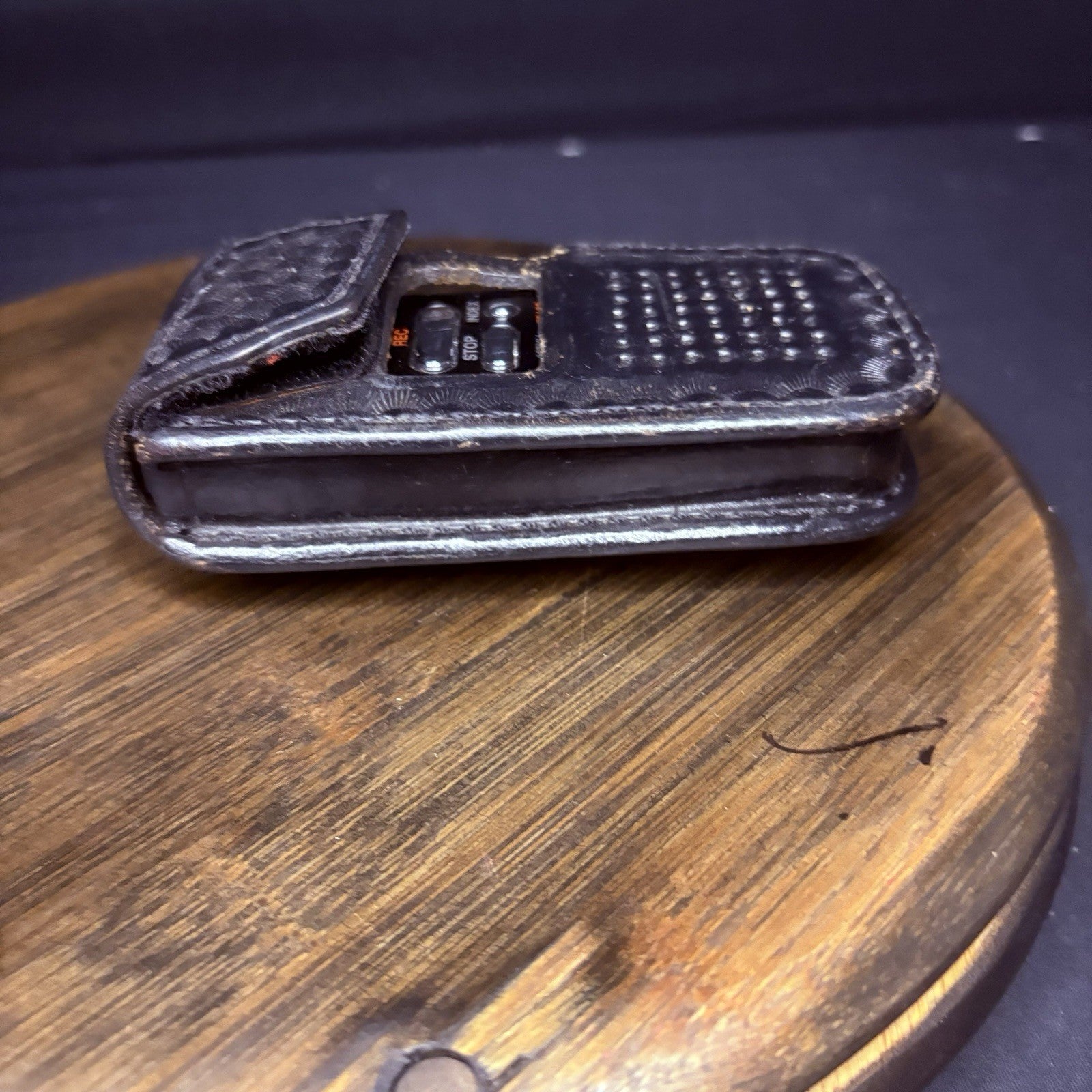 Olympus Puma Voice Recorder w/ Aker Leather Holster, Police Dictation16
