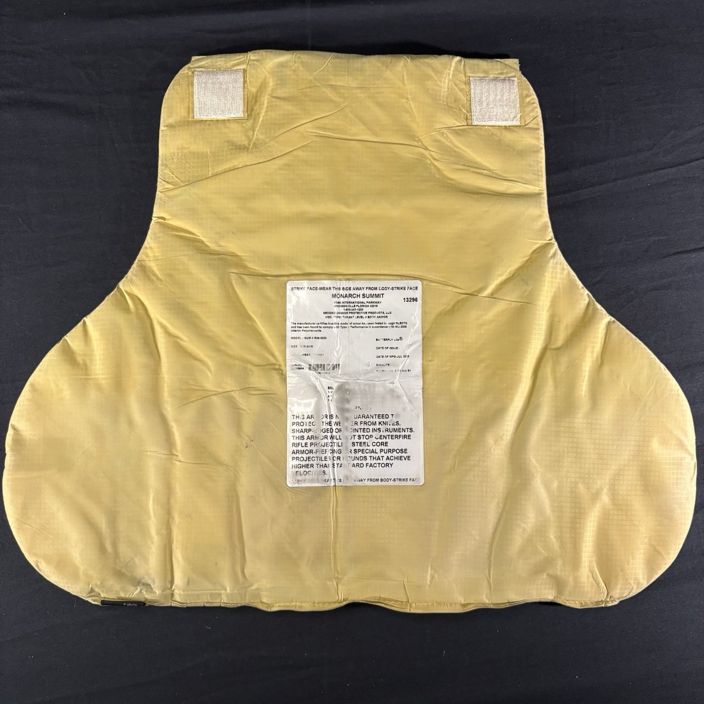 Level II(2) Bullet Proof Vest Size XL Extra Large Second Chance Concealable Vest18