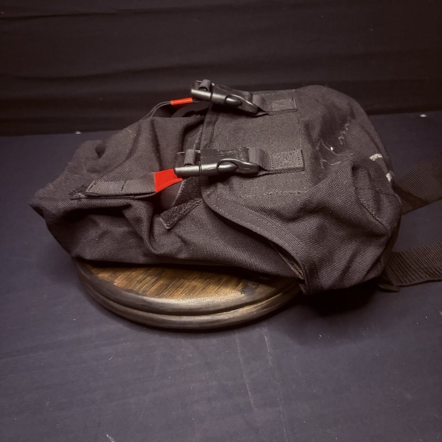 Gas Mask Or Large Utility Pouch EMT Tactical Military Hunting Black Nylon Case2