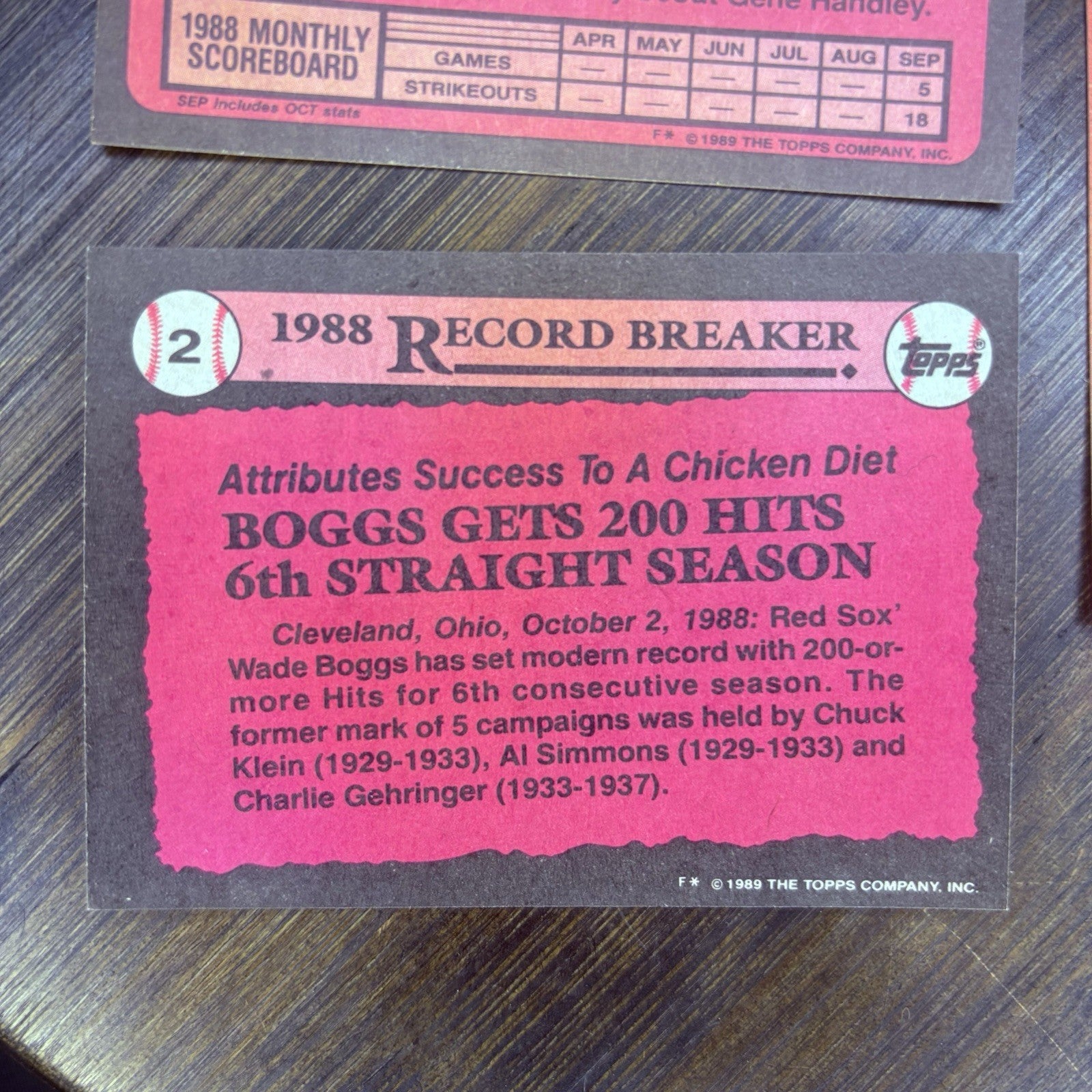 1986-89 Topps MILB Trading Card (Lot Of 3) Mike Harley, Wade Boggs, Damaso Garci2