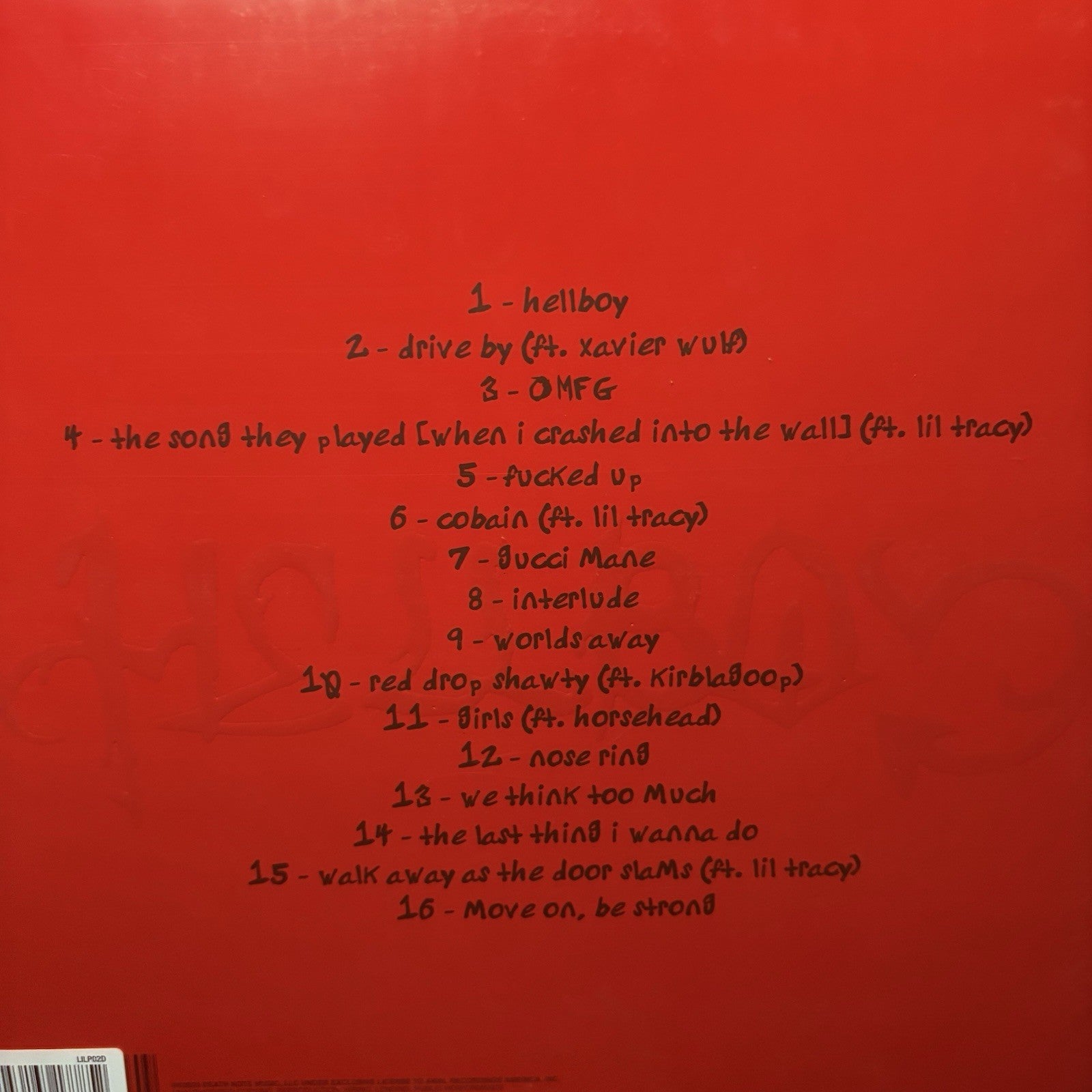 Lil Peep ‎- Hellboy Mixtape 2 x LP COLORED VINYL ALBUM NEW RECORD cut at 45 rpm12