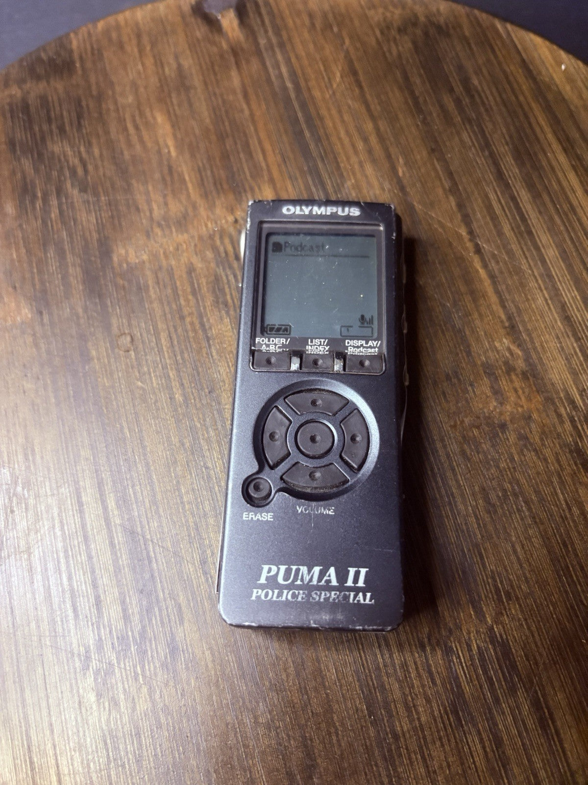 Olympus Puma II Voice Recorder w/Holster, Law Enforcement Police Dictation12