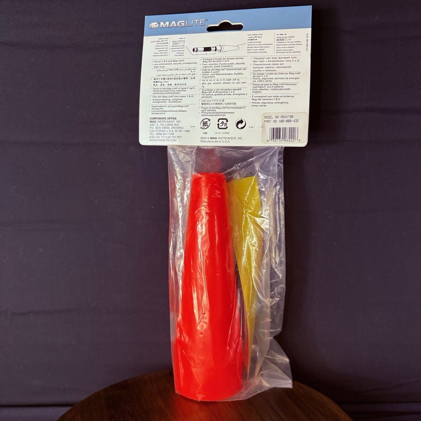 MagLite Traffic Cone Wand Kit C & D Cell3