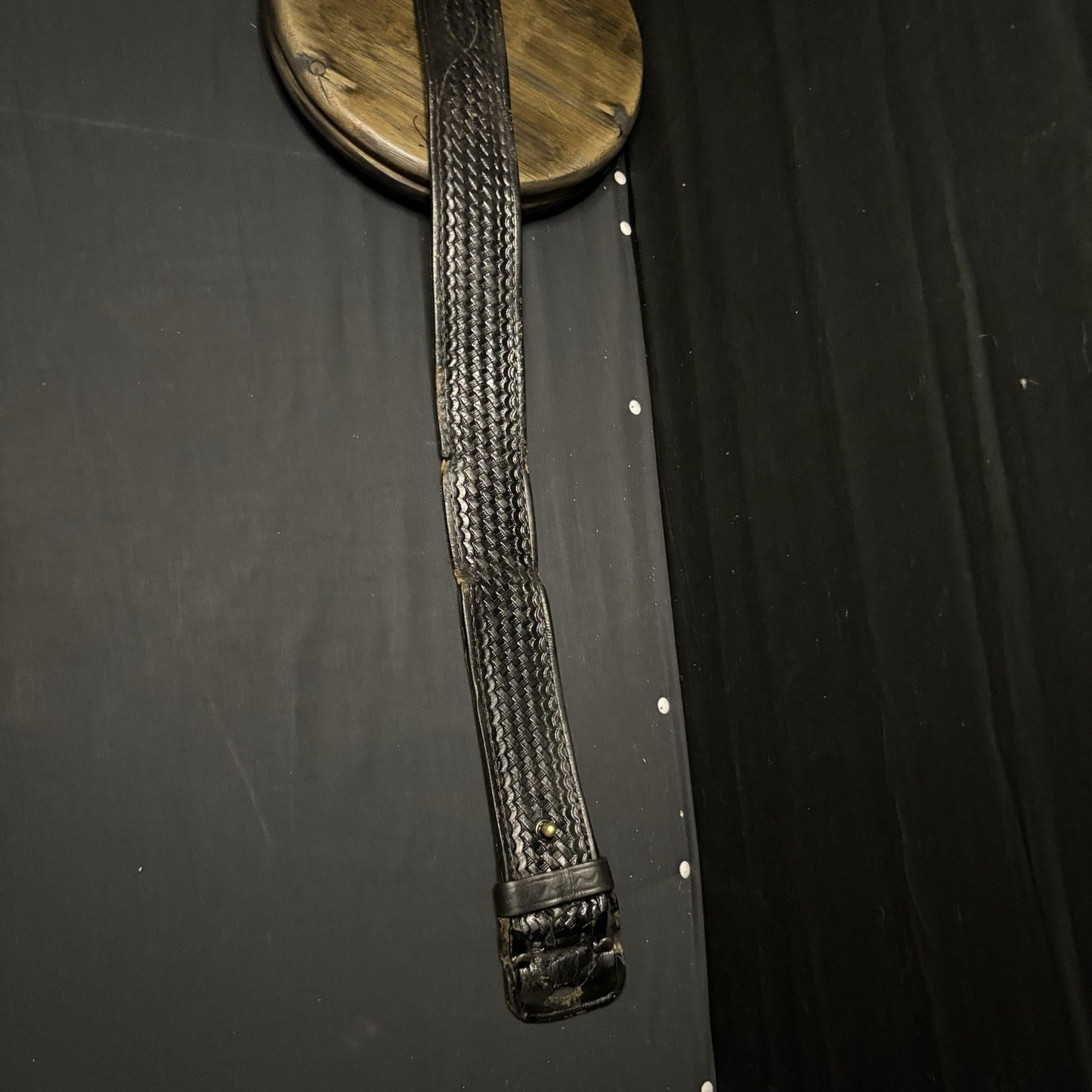 Dutyman Leather Duty Belt 38” Black Basket Weave15