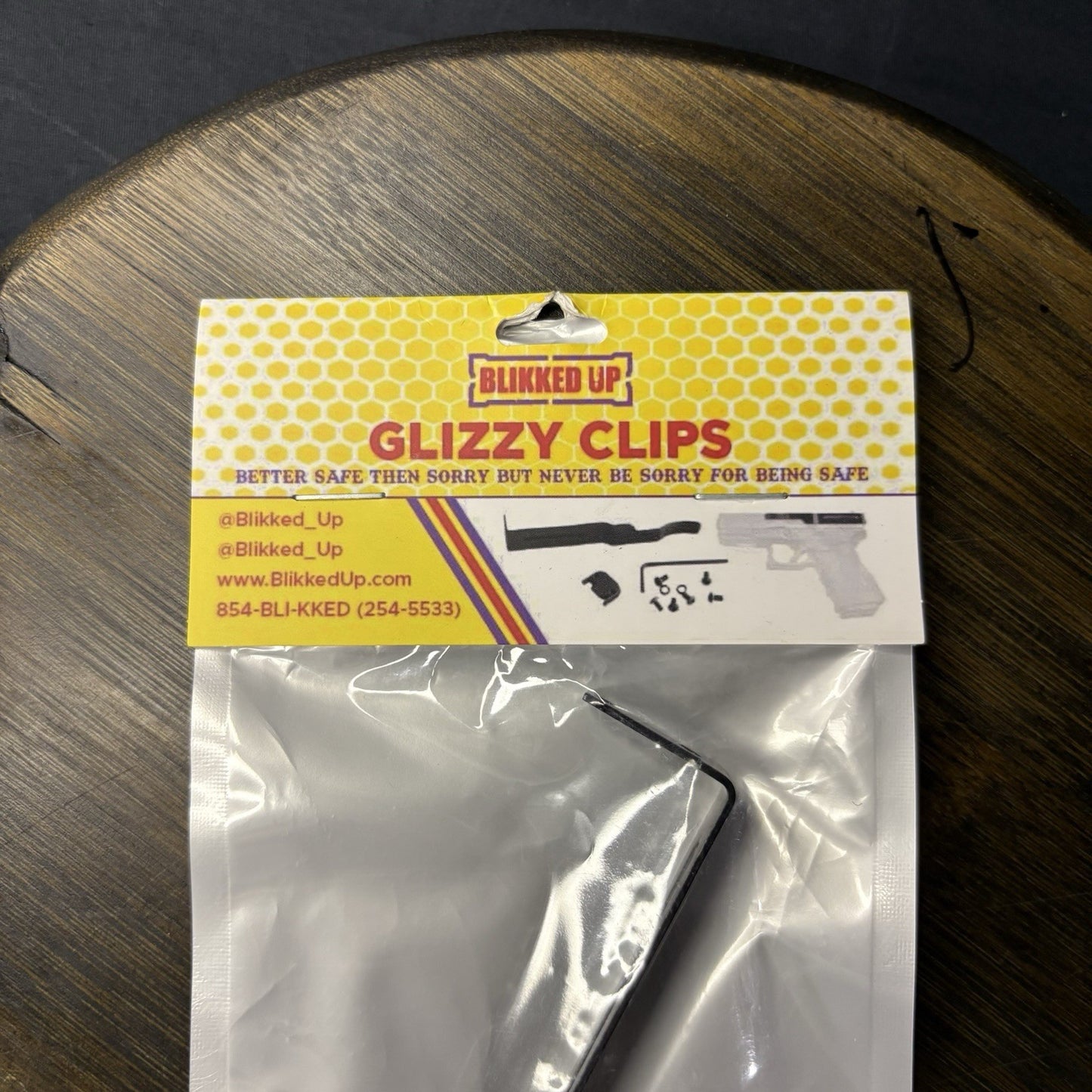 IWB Belt Clip Glock Slide Holster Blikked Up Glizzy Clip 17/19/23/24/25/26/273