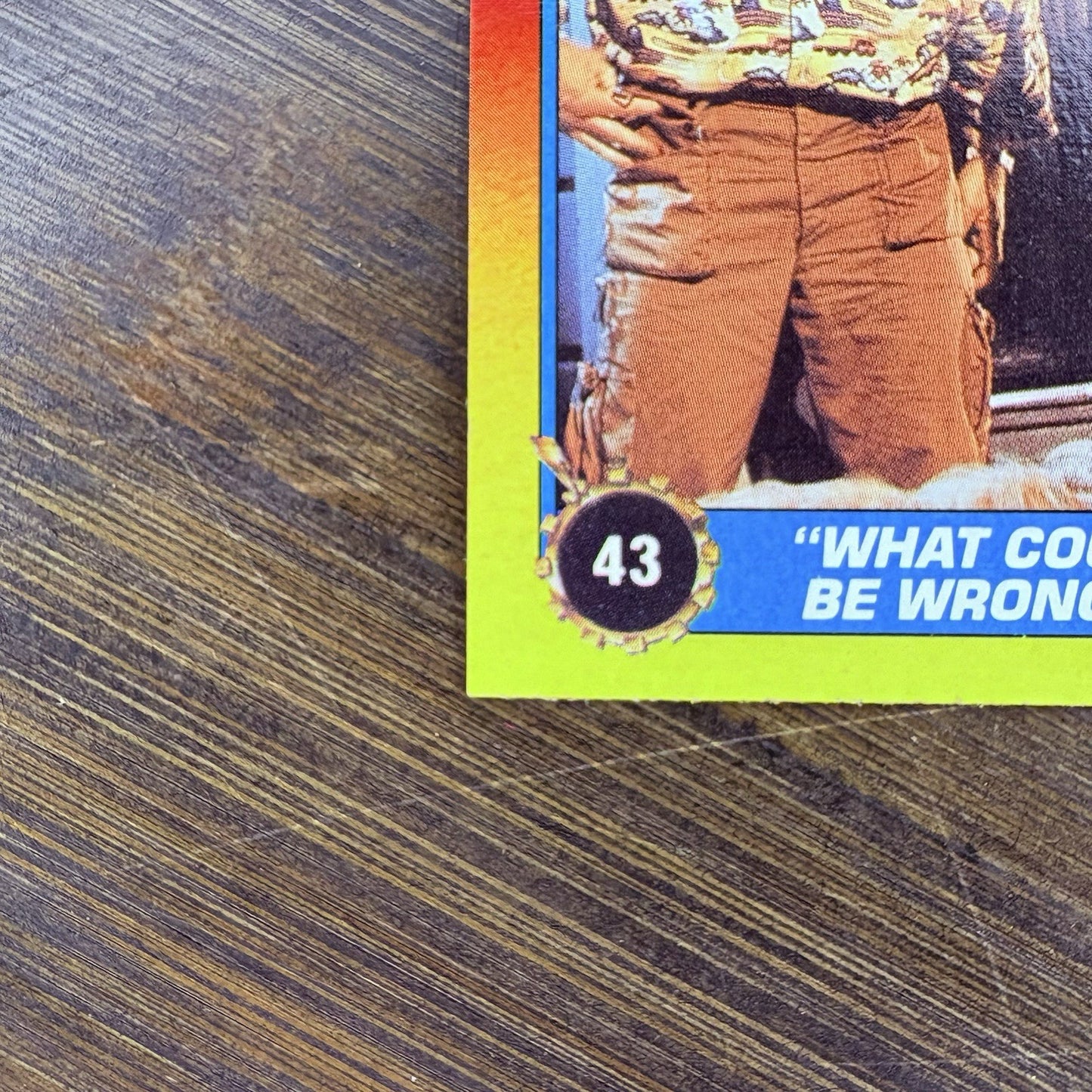 1989 Back To The Future #43 Topps Trading Card "What Could Be Wrong?"2