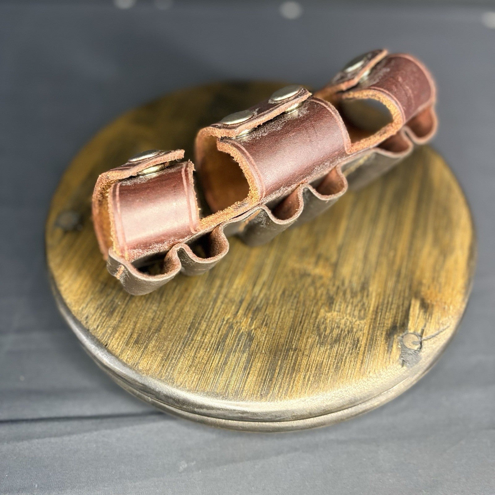 Custom Crafted Guns And Leather Shotgun Shell Belt Carrier By Trigger Happy9