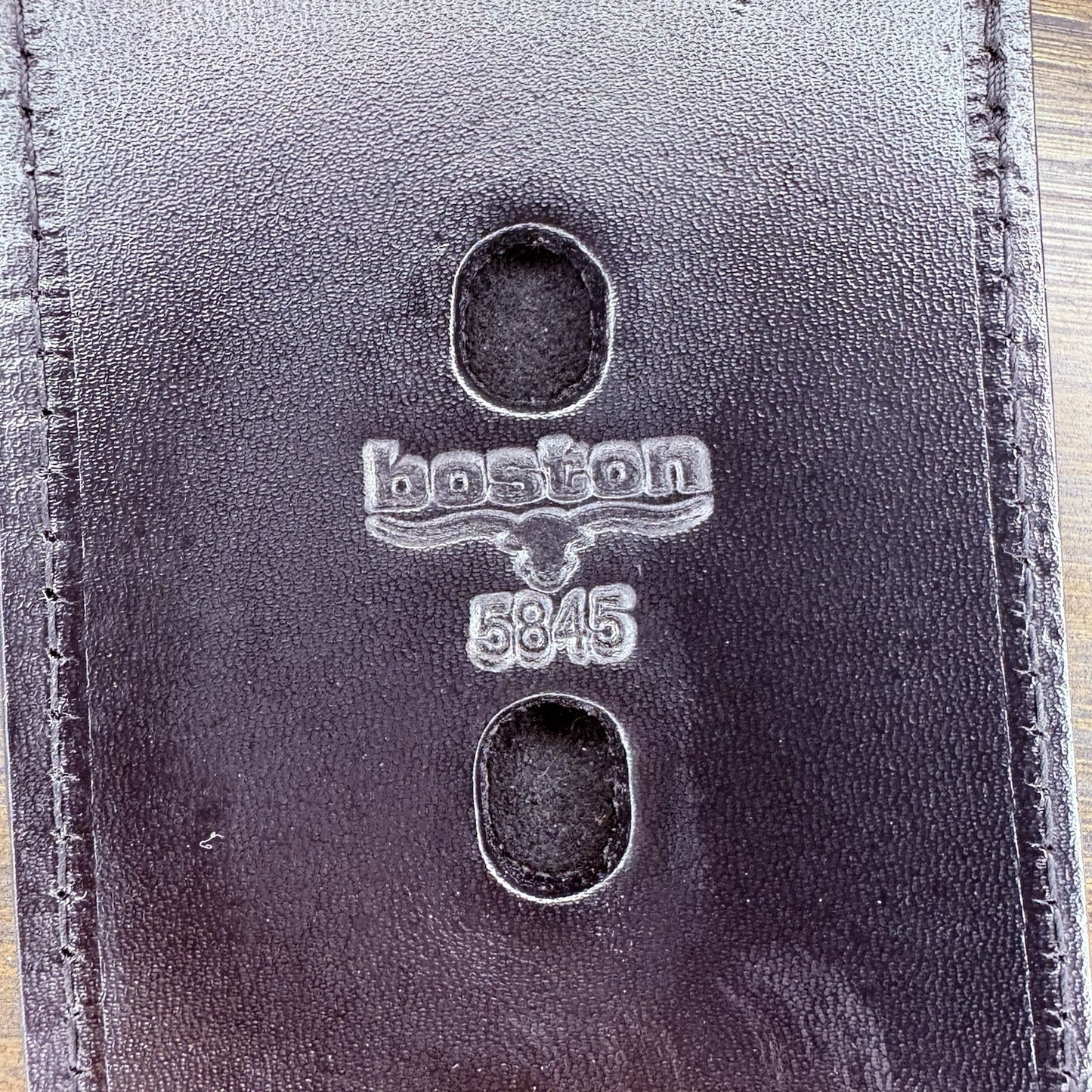 Boston 5845 Leather Men's Deluxe ID & Badge Holder Wallet5
