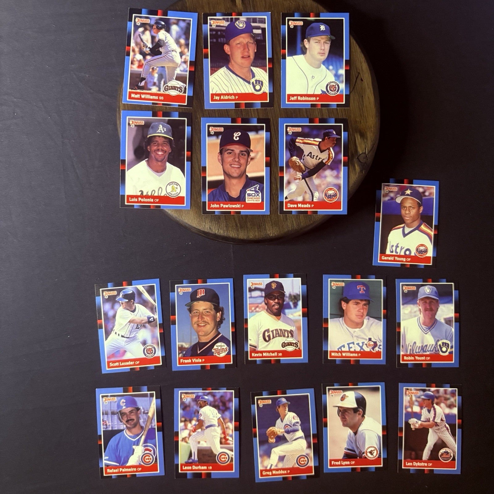 1987 Donruss High Grade Baseball  17 Card Lot Rookies0