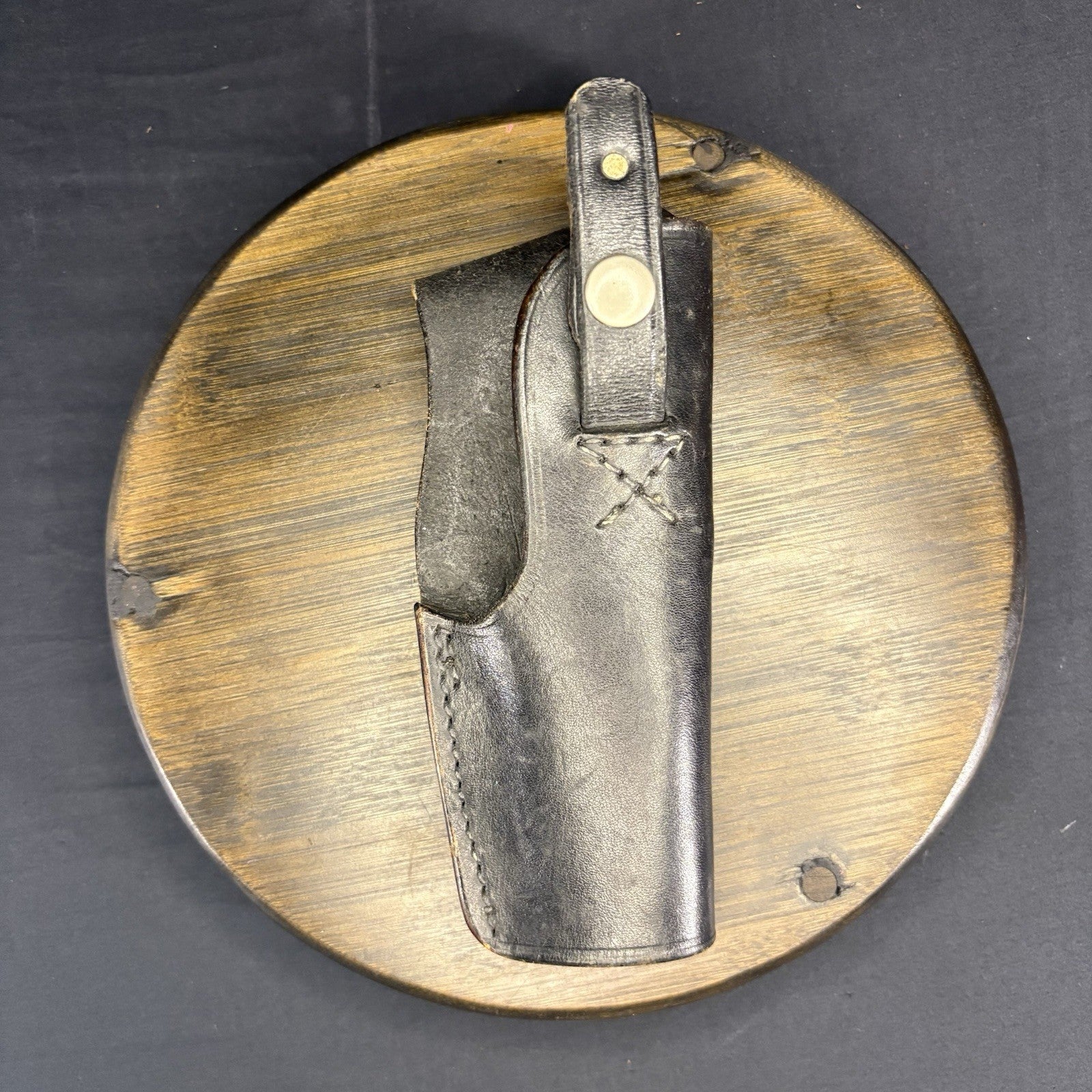 Triple K Black Leather 19B-5 Holster USA Made0