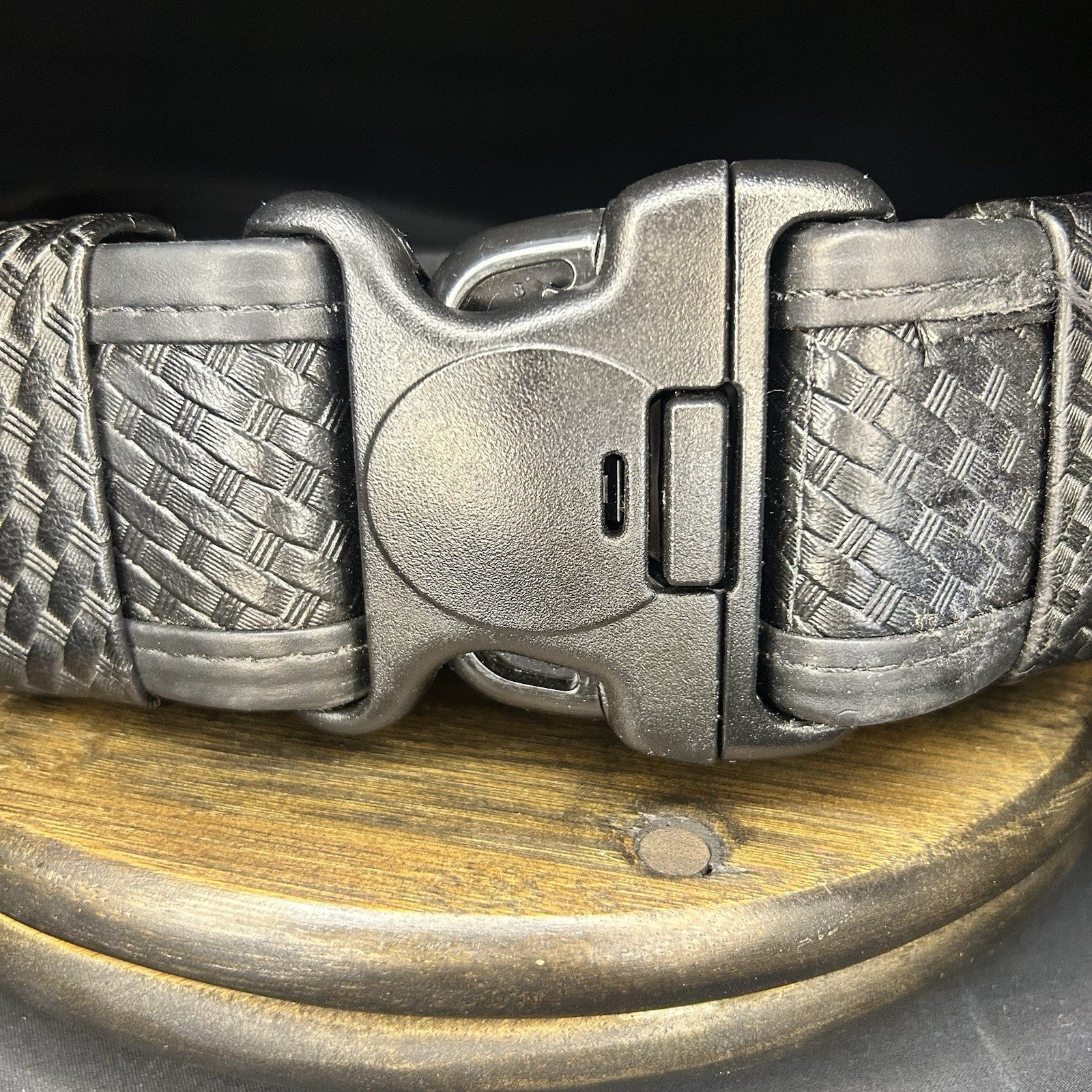 Bianchi Leather Duty Belt Small 28-34” w/Small Inner Belt Accumold Police1