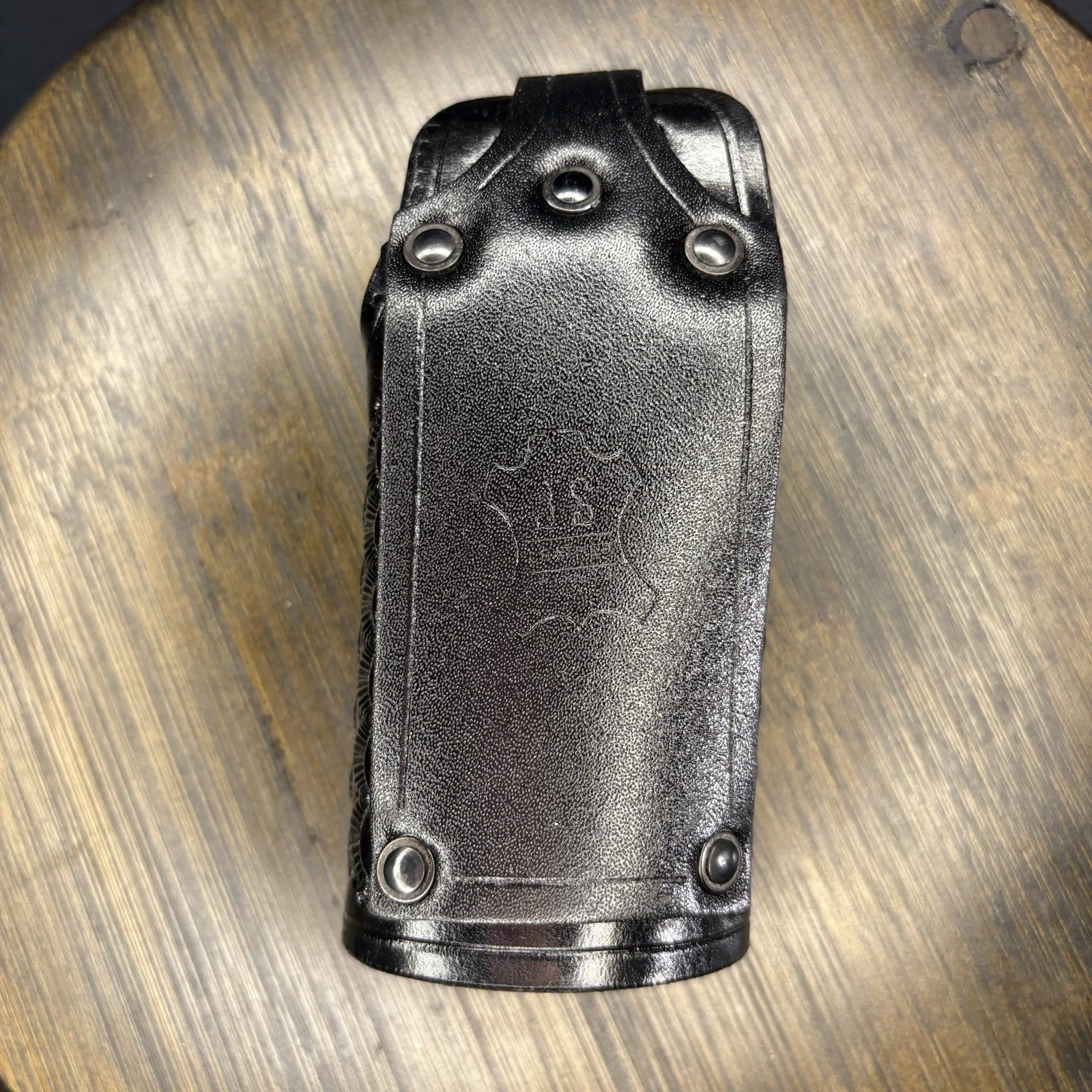 JS Leather Key Holder Basket Weave Quite Key Keeper With Clip10