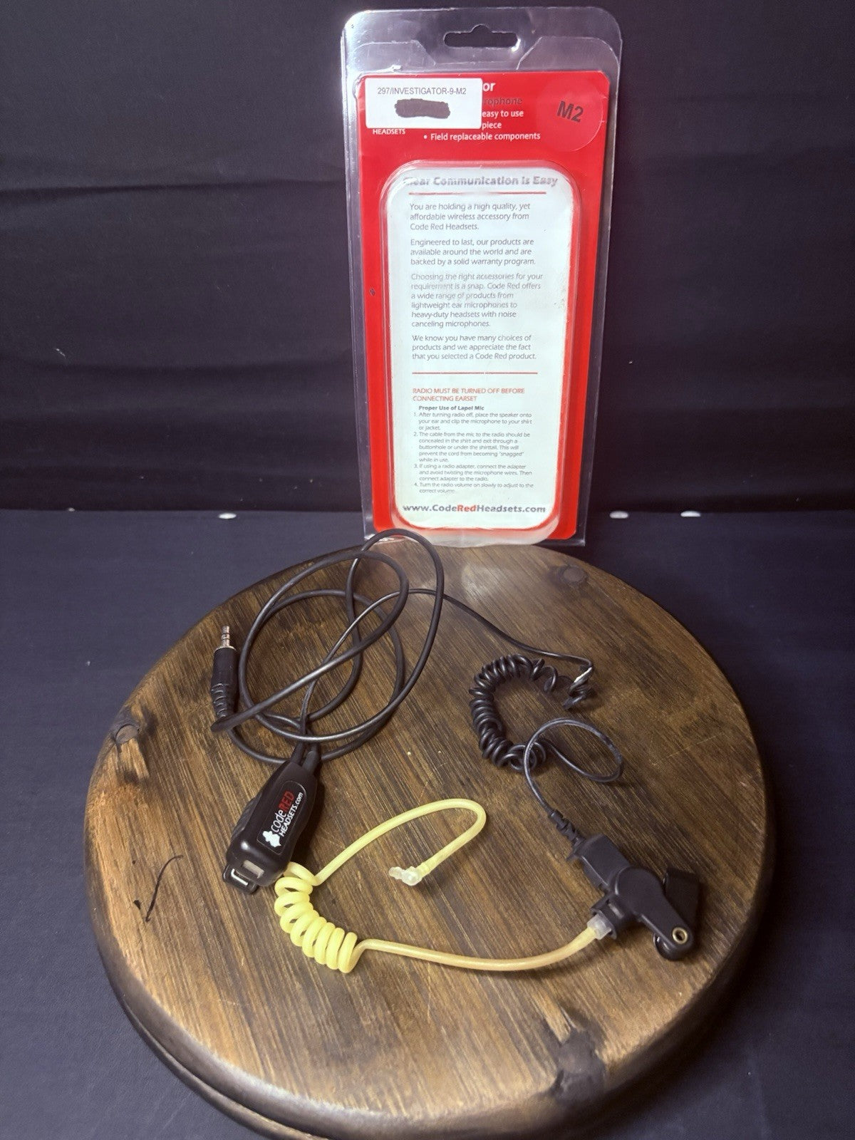 Code Red Investigator M2 Pack Silent Listen Only Radio Earpiece Value Pack2