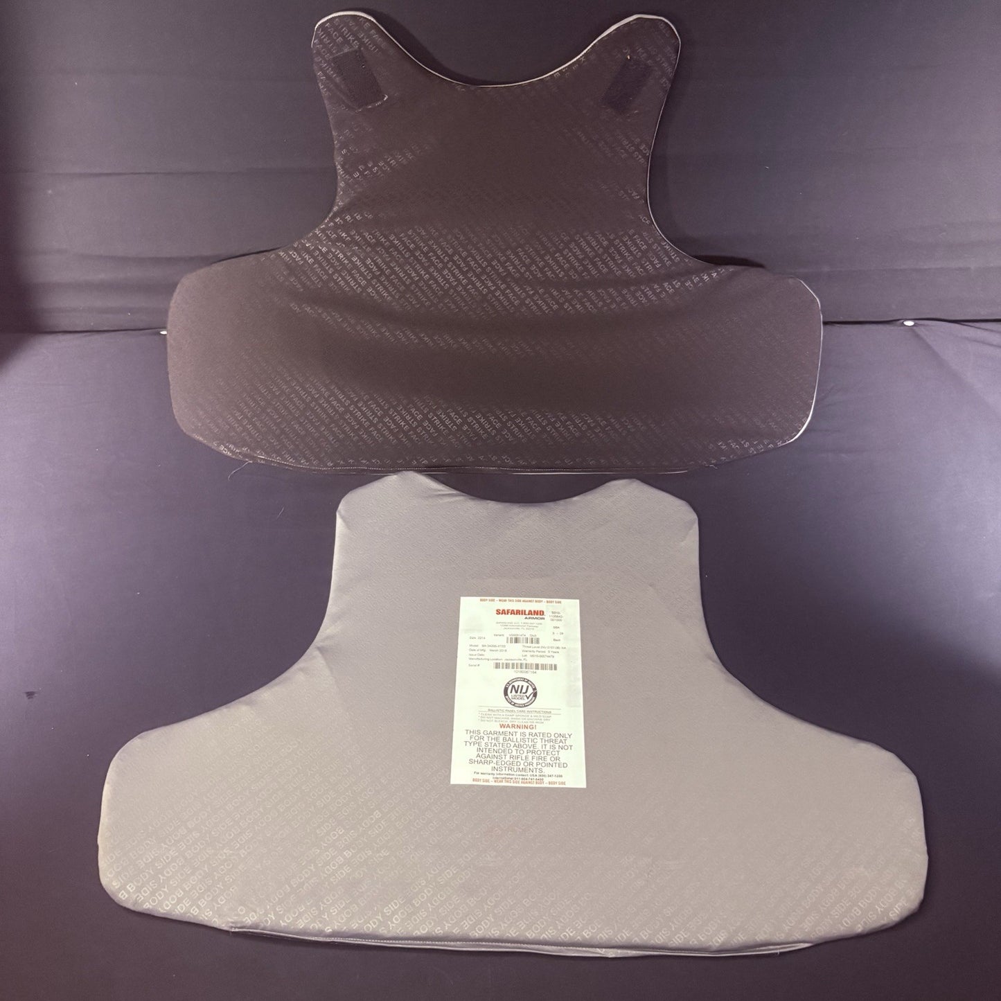 Safariland Xtreme 3A Armor Vest Size XL Thinnest IIIA Vest w/Trauma Plate9