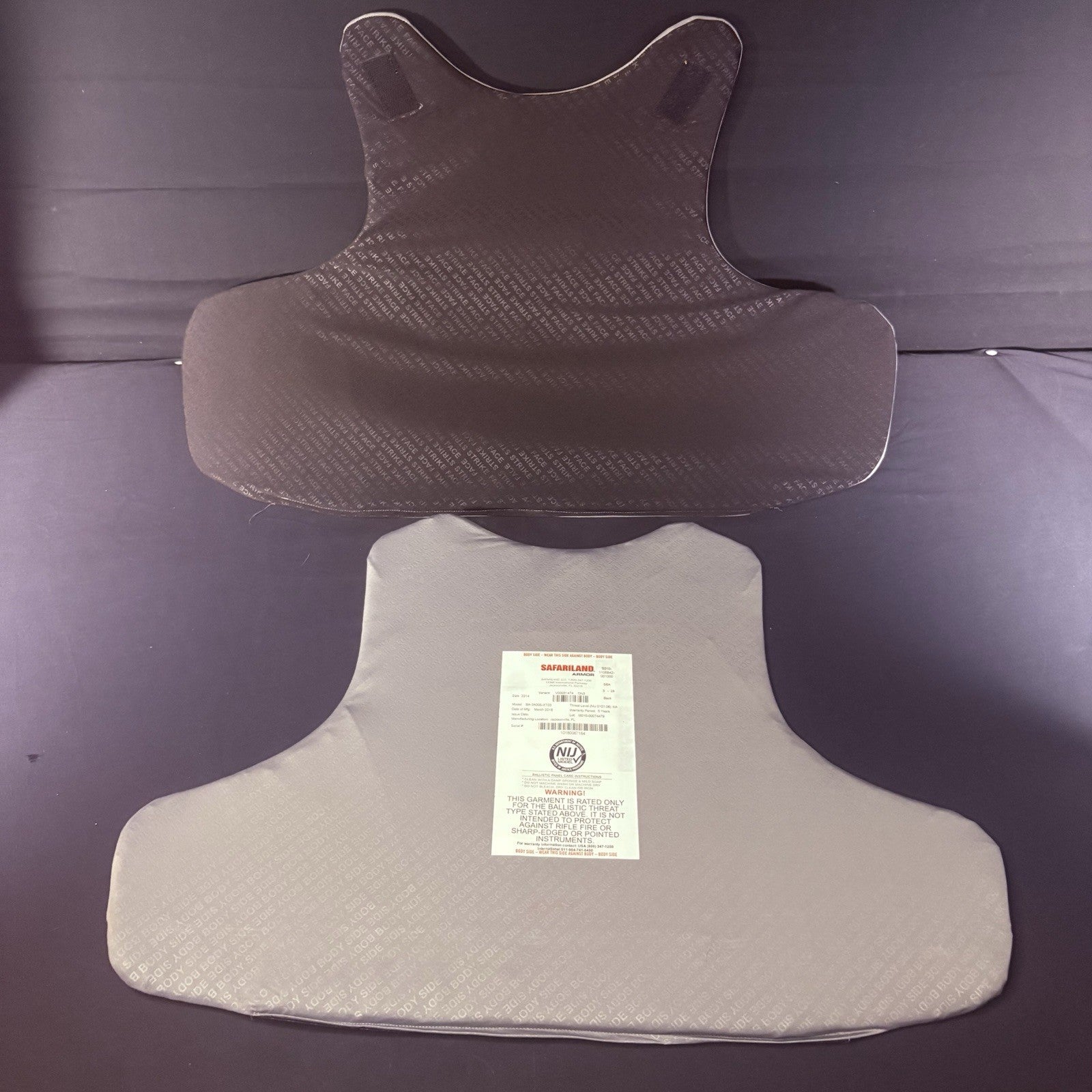 Safariland Xtreme 3A Armor Vest Size XL Thinnest IIIA Vest w/Trauma Plate9