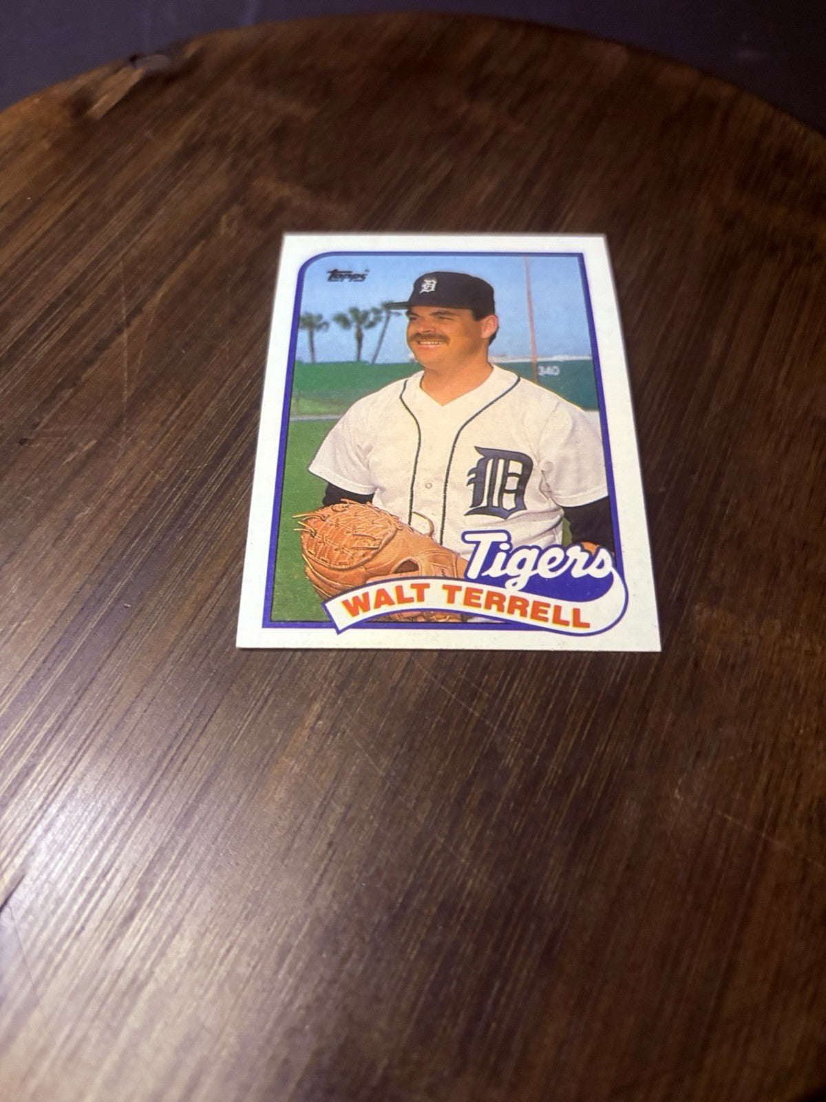 1989 Topps #127 Walt Terrell Tigers 8 High Grade See Photos2