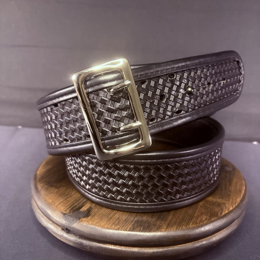 Bianchi 7960 Duty Belt Size 44"-46" w/Chrome Buckle, AccuMold Elite Browne 2.25"1
