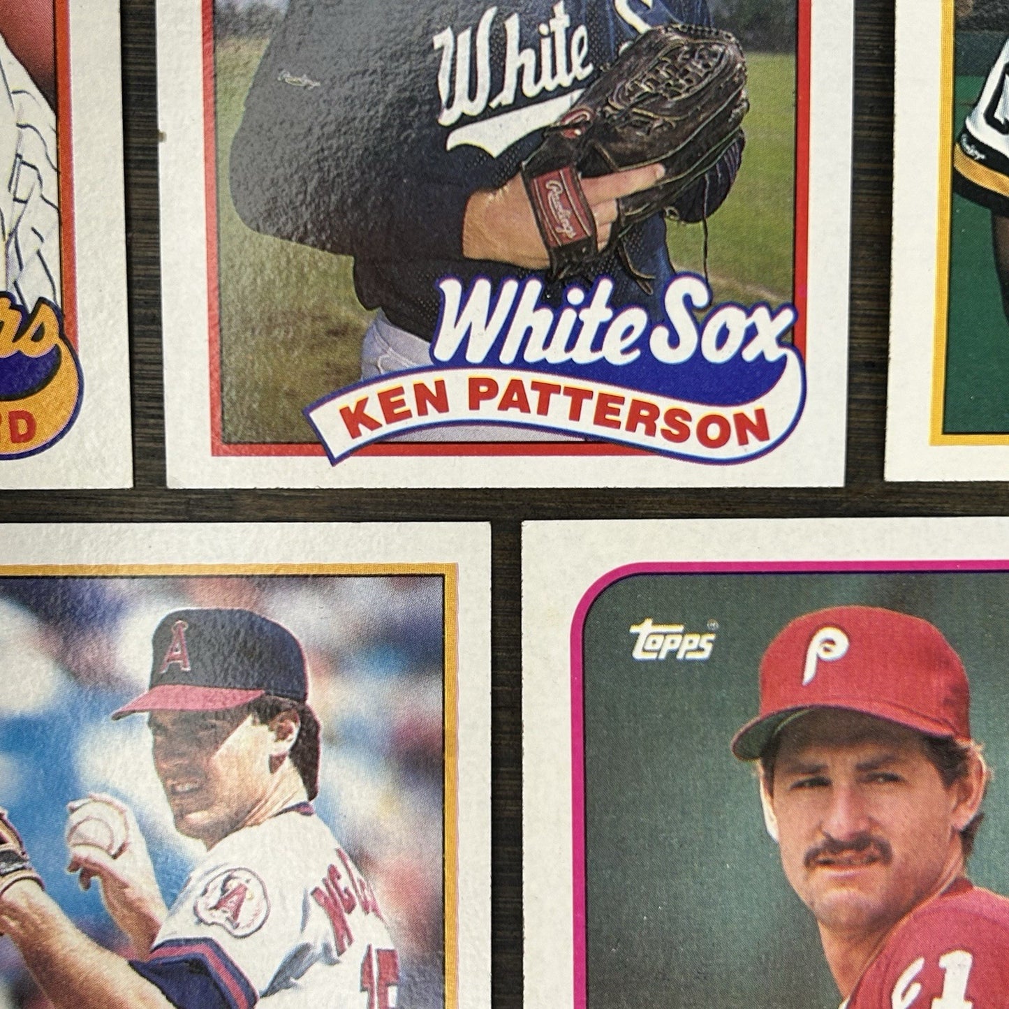 1986 Topps High Grade Cards #583, #342, #563, #569, #467 MLB Baseball (Lot Of 5)7