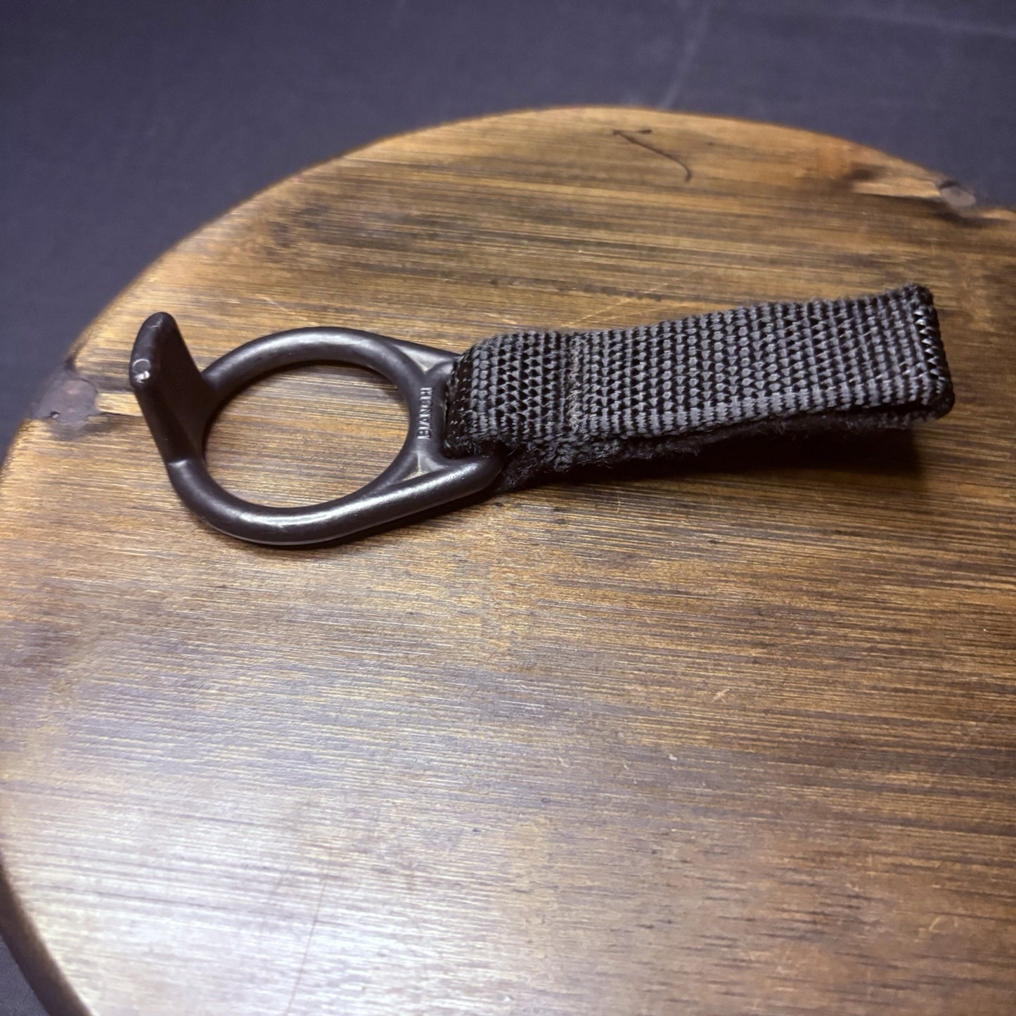 Bianchi Black 7404 Baton Ring Holder 1" Web Sewn Polymer1