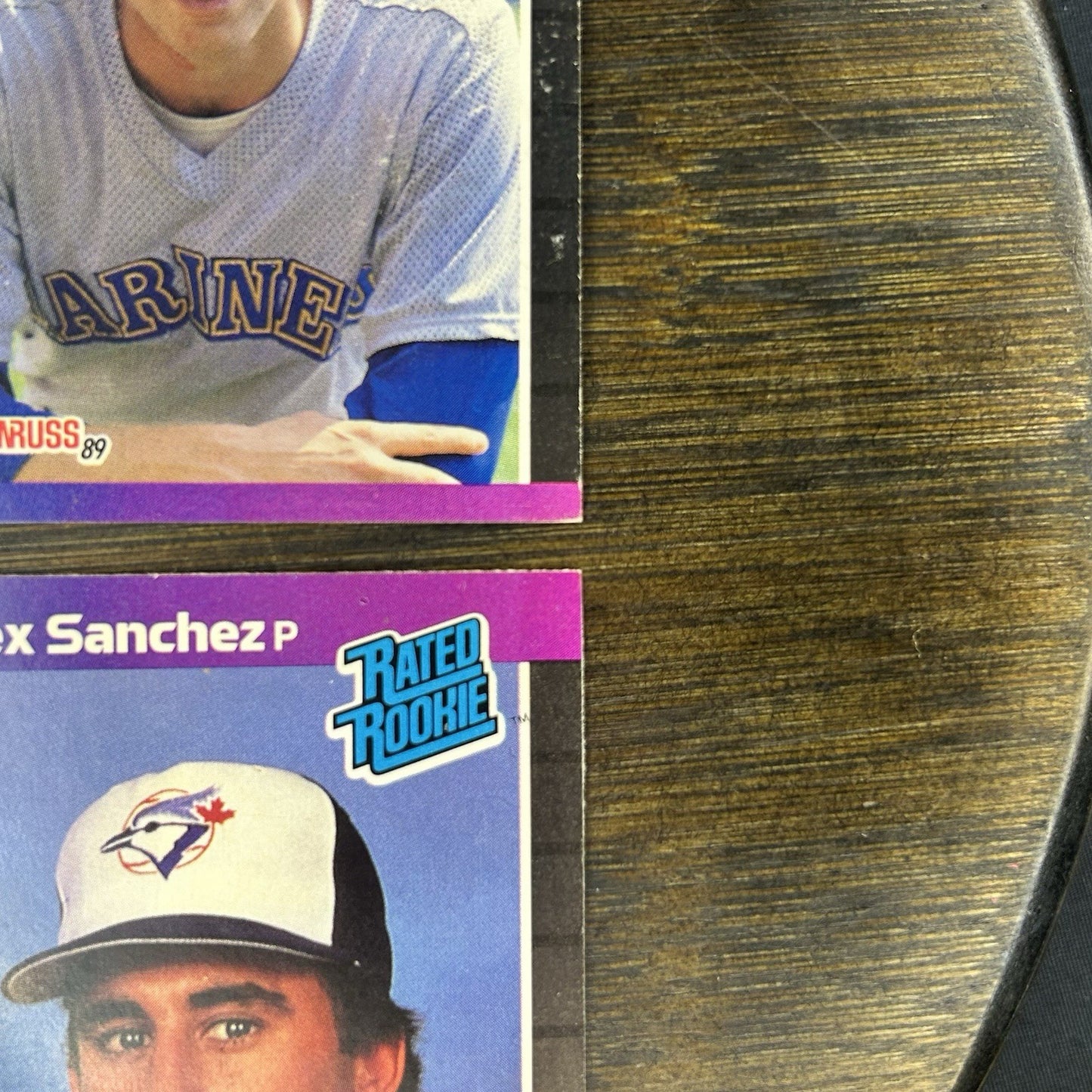 1989 Donruss Rated Rookies High Grade MLB Trading Card Lot Of (4)7