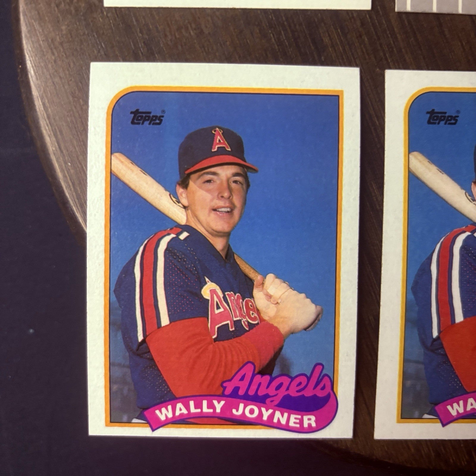 (LOT of 6) Wally Joyner 1989 Baseball cards #270, #420, #481, #110 Trading Card2