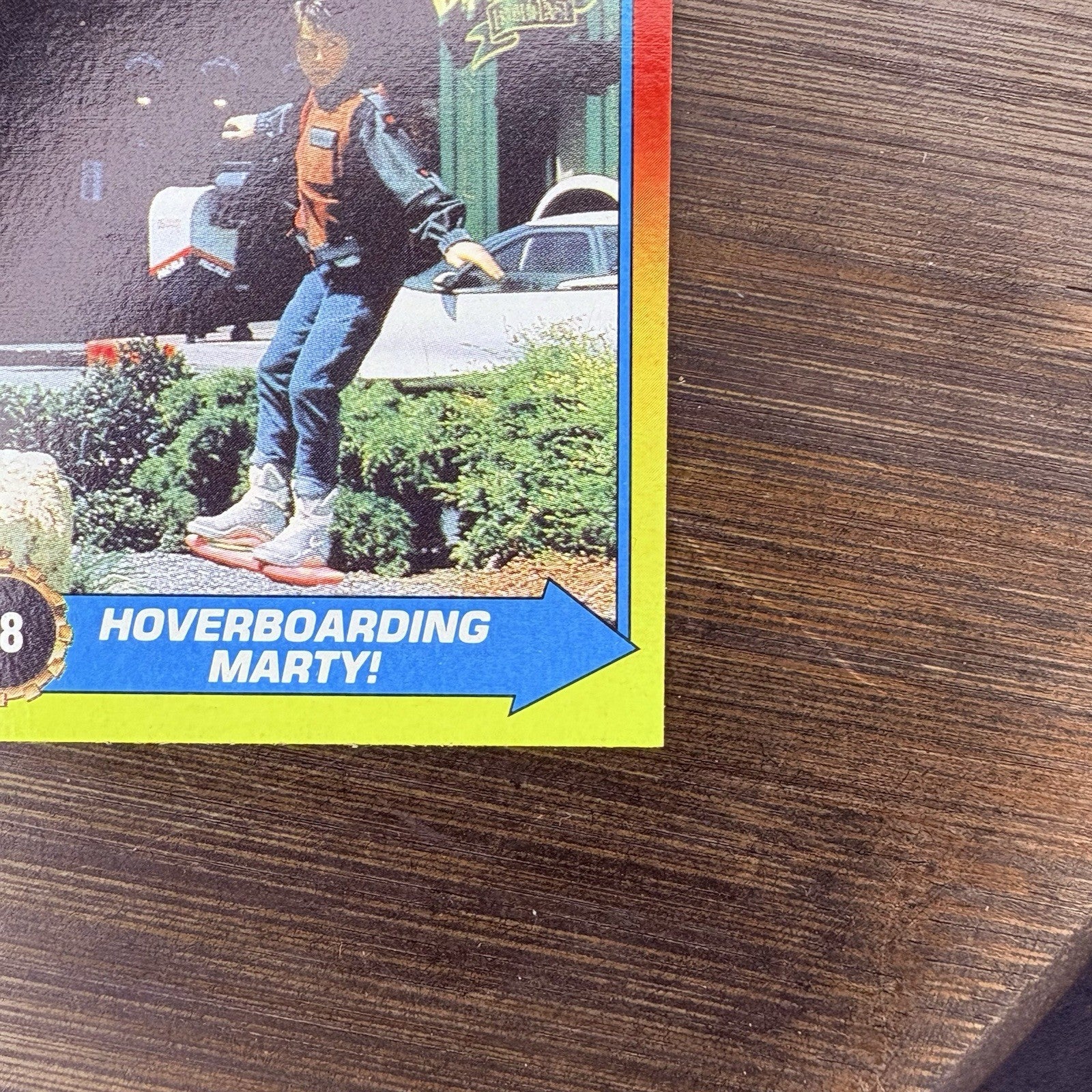 1989 Topps Back To The Future #18 "Hoverboarding Marty!" High Grade Trading Card3