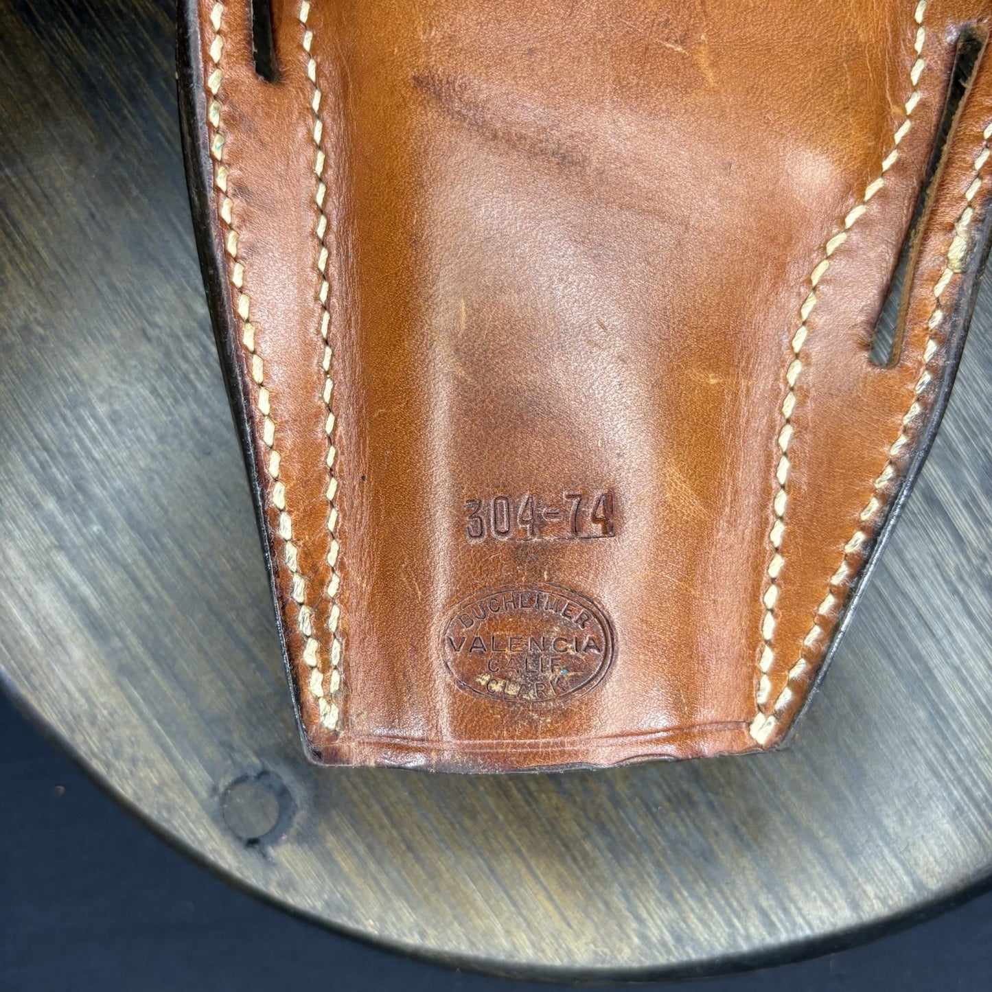 Bucheimer Leather Smith & Wesson/ S&W 1006 Holster Black And Tan Model 304-749