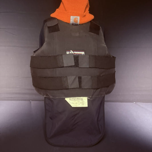 US Armor 3A Bullet Proof Vest Size Large Short IIIA Concealable Ballistic Vest0