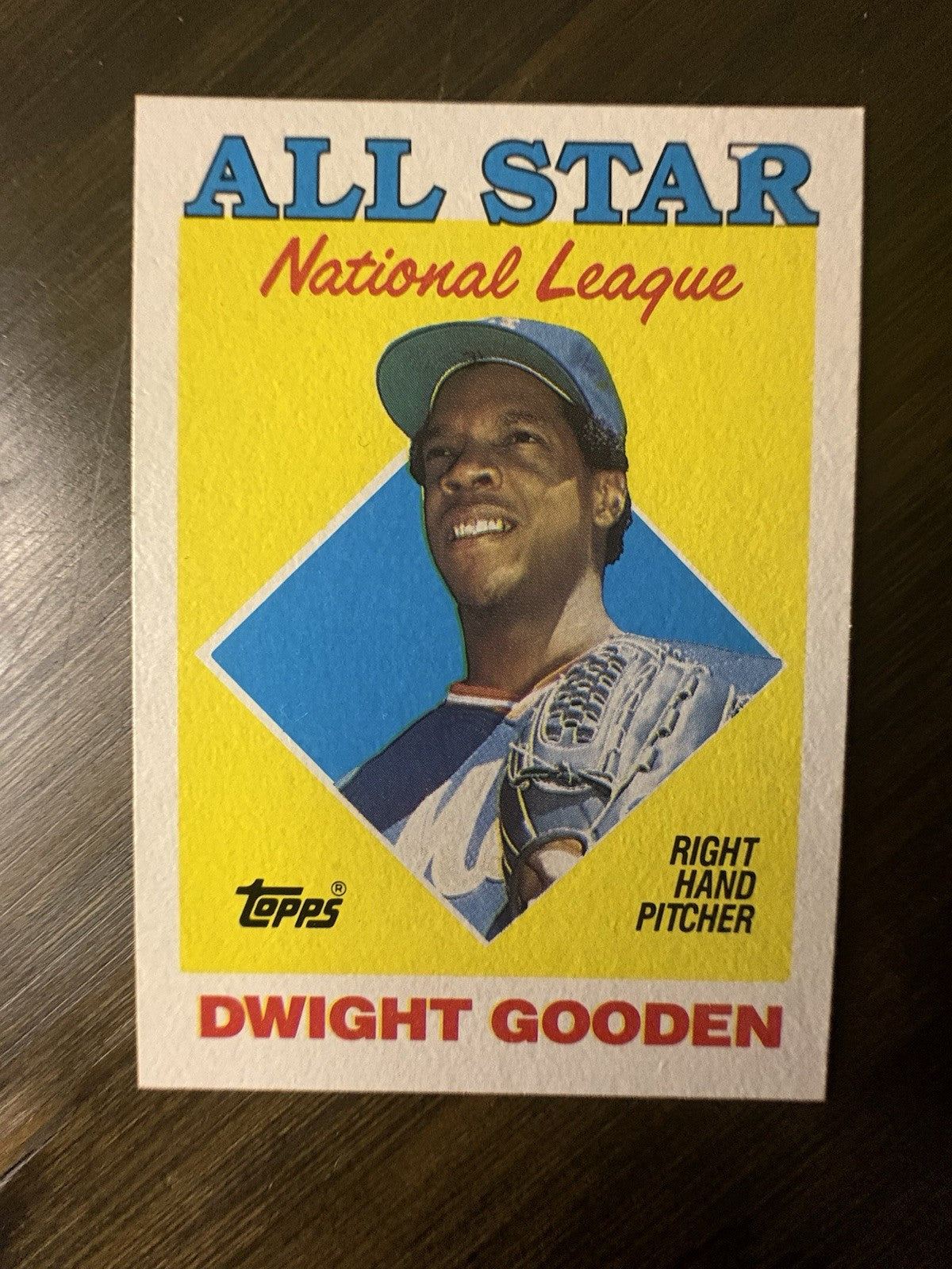 1988 Topps All Star 405 Dwight Gooden Error White on “R” + Extra Card High Grade1
