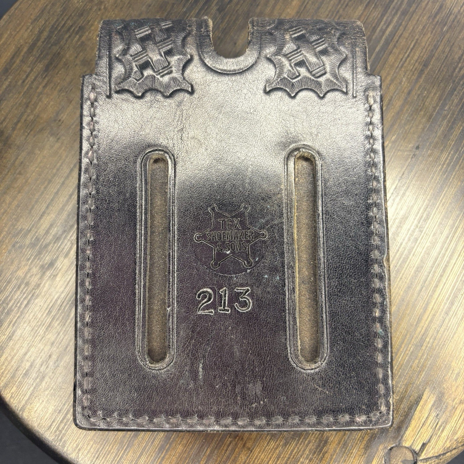 Tex Shoemaker Double Magazine Carrier Leather 3906 4013 P7M8 P225 Single Stack 97