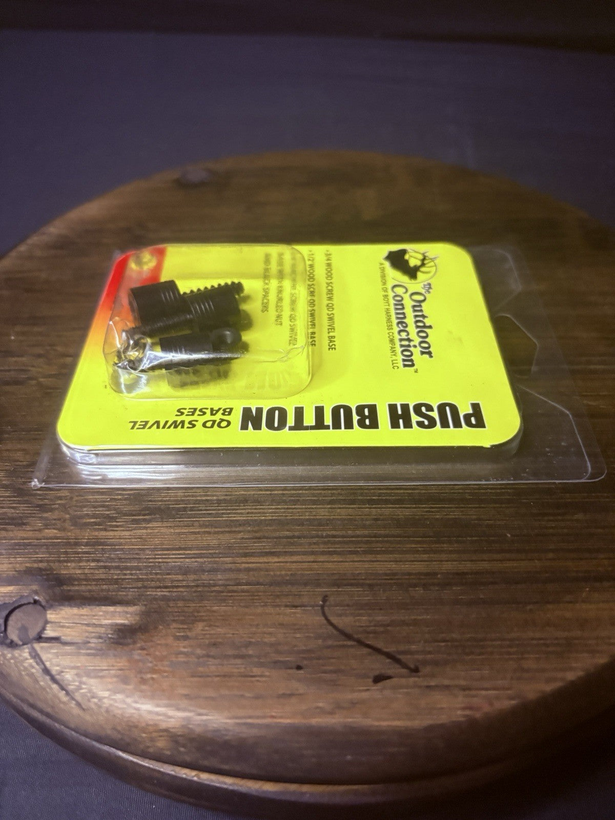 Outdoor Connection Push Button QD Swivel Bases Pack Of (3) For Wood Stock Rifles5