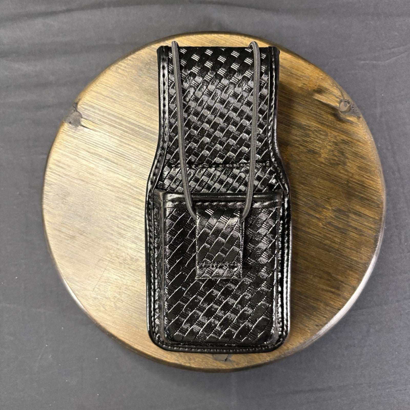 Bianchi Universal Radio Holder Swivel Back Accumold Elite Leather Basket Weave0