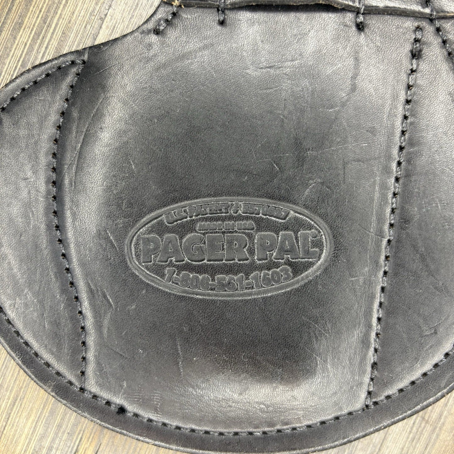 VTG Black Pager Pal Concealed Carry Genuine Leather Holster Right Handed2