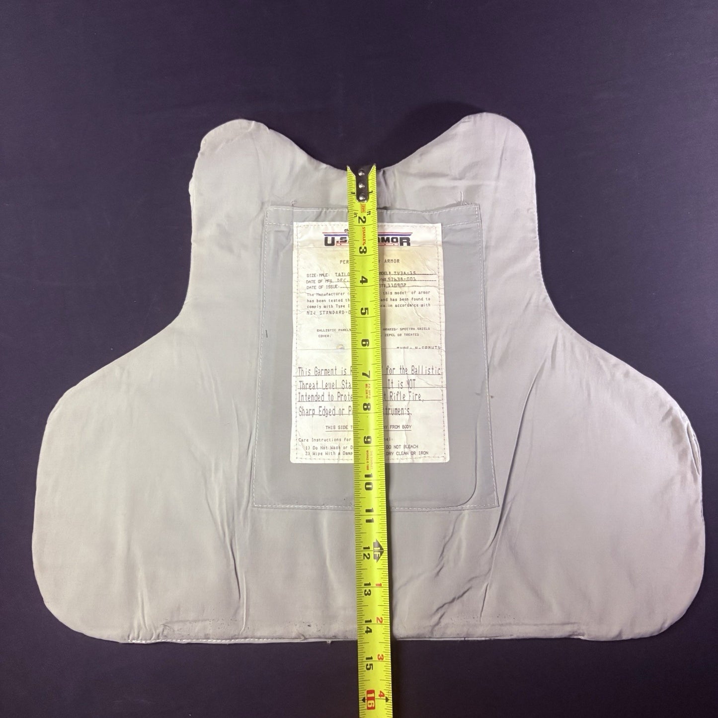 US Armor 3A Bullet Proof Vest Size Large IIIA Concealable Ballistic Vest8