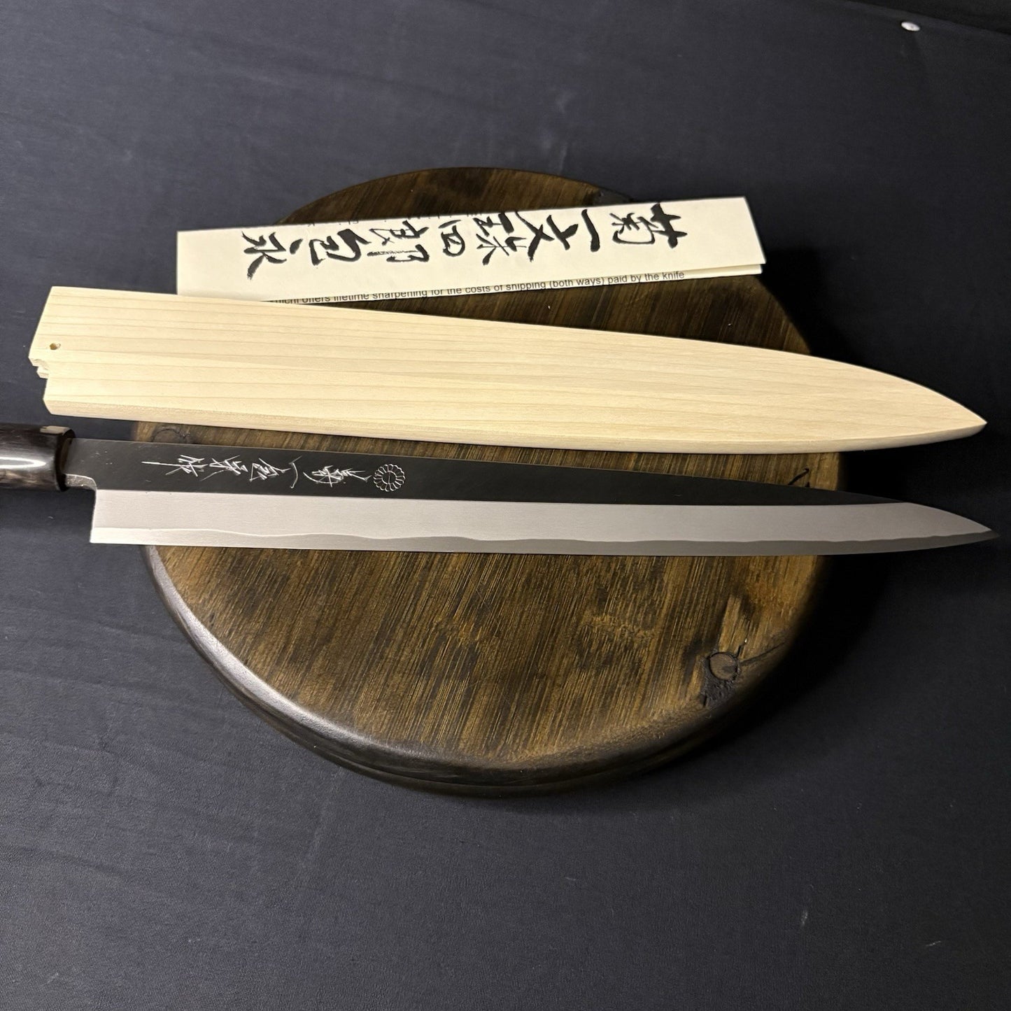 Kikuichi Japanese Chef Knife Kasumitogi Yanagi Sashimi Knife YKT30 12” 30cm1