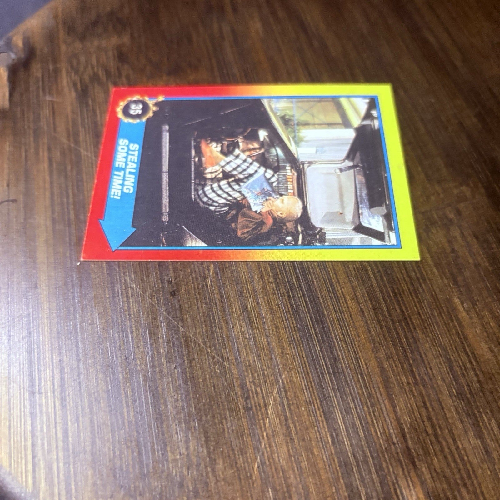 1989 Back To the Future 2 #35 "Stealing Some Time" High Grade Topps Trading Card7