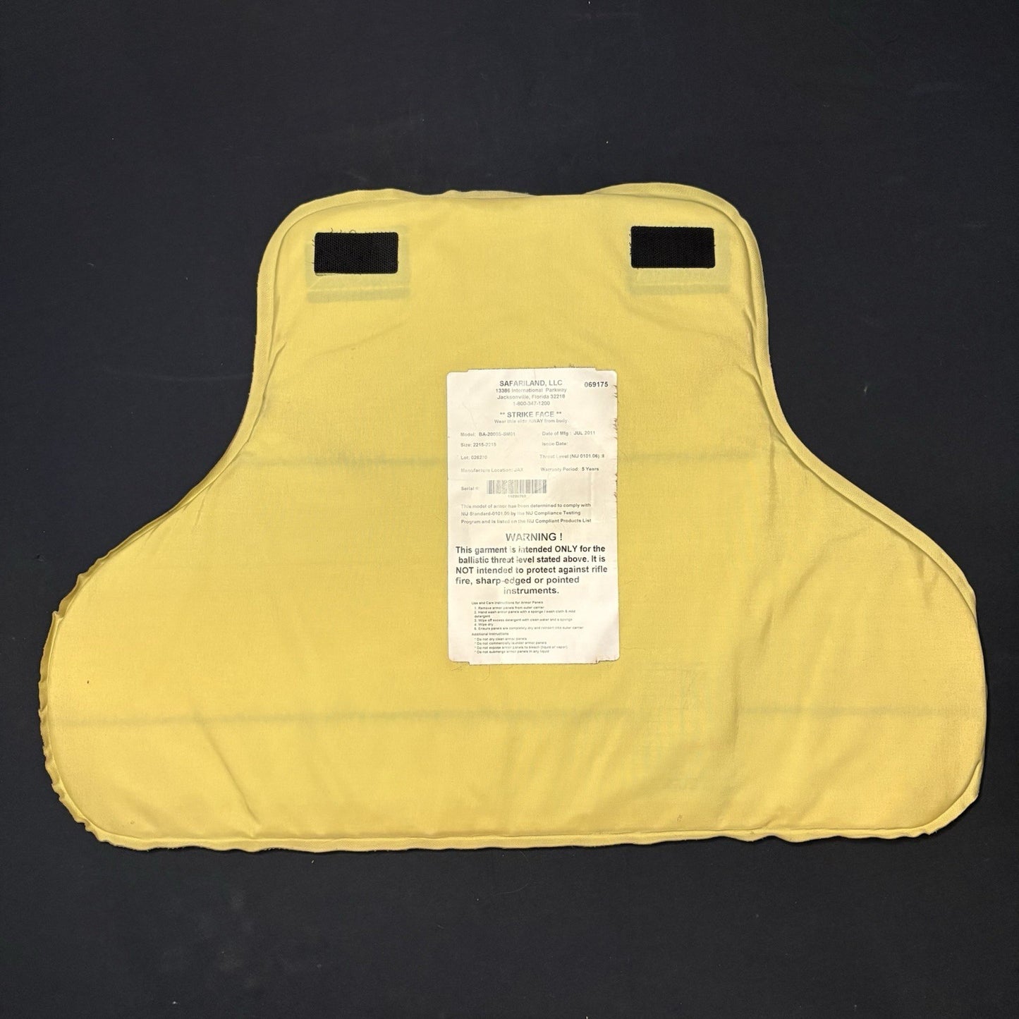Second Chance Bullet Proof Vest Level II (2) Size XL Concealable Ballistic Vest6