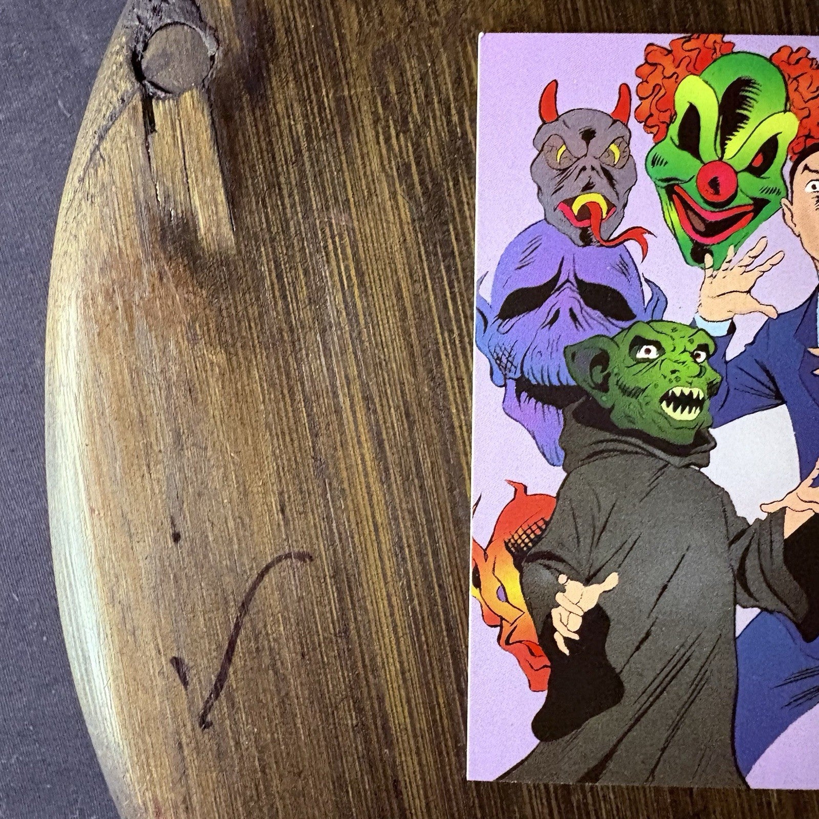 1996 Topps Goosebumps Lot Of (2) "The Mask" Trading Cards All High Grade4
