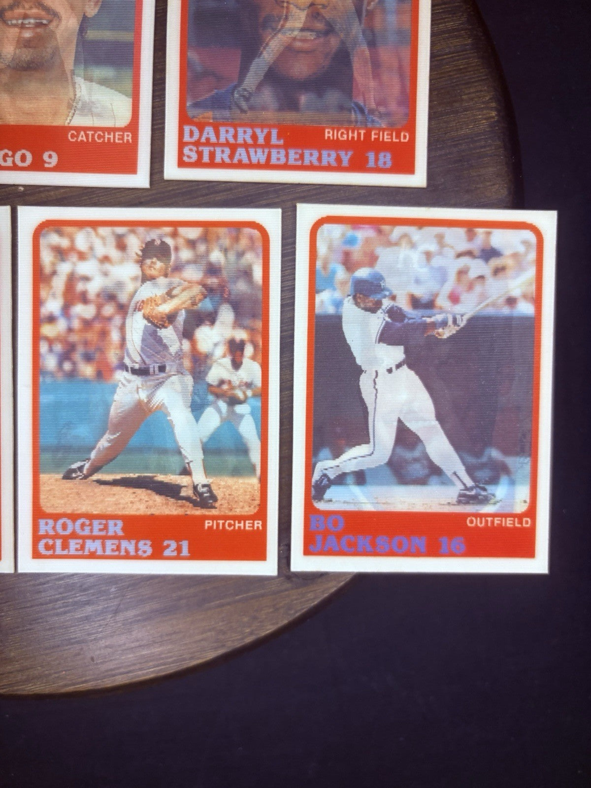 Vintage 1988 Hologram Sportflics (Lot of 7) Rare High Grade Card BO JACKSON5