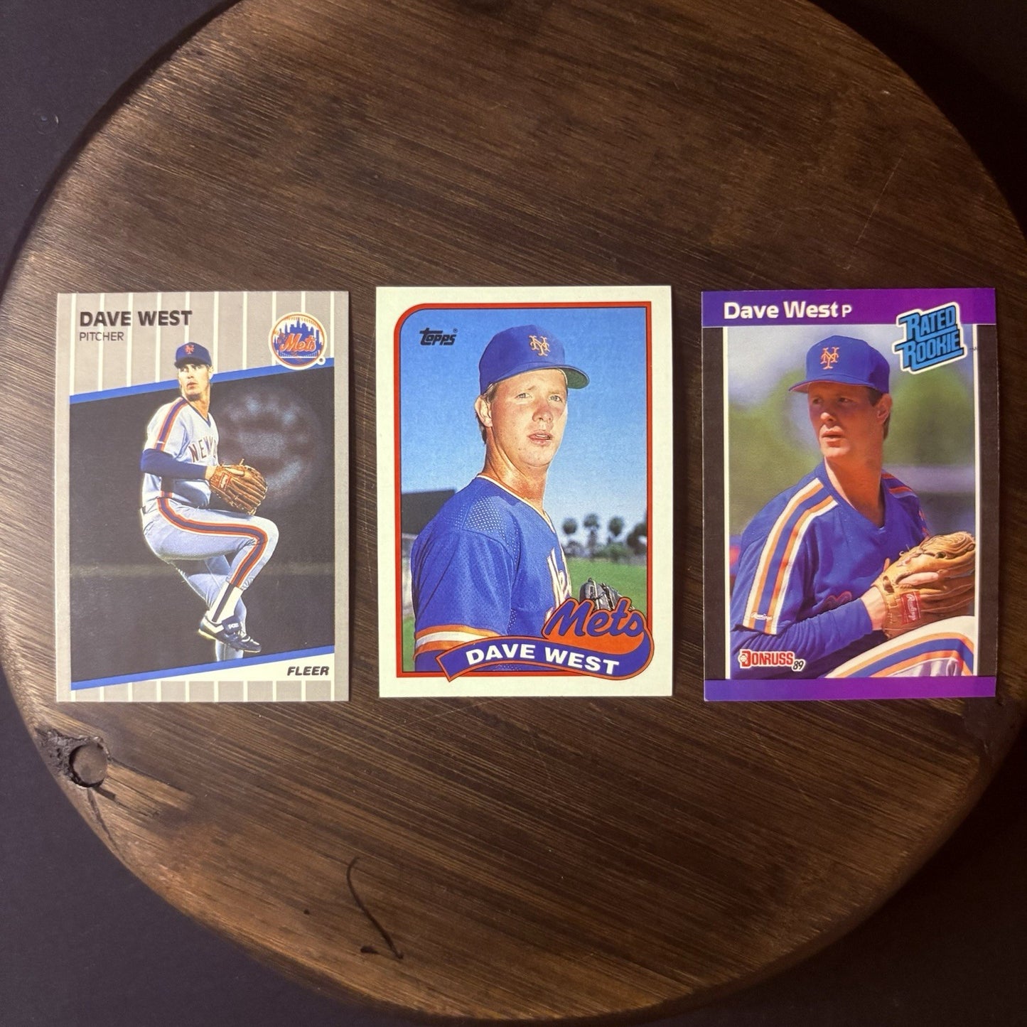 1989 Dave West Rookie Cards #41, #787, #51 High Grade Trading Card Lot Of 30