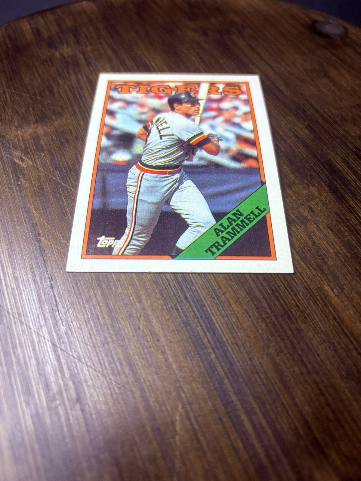 1988 Topps Alan Trammell Baseball Card #320 Tigers HOF High Grade See Photos6