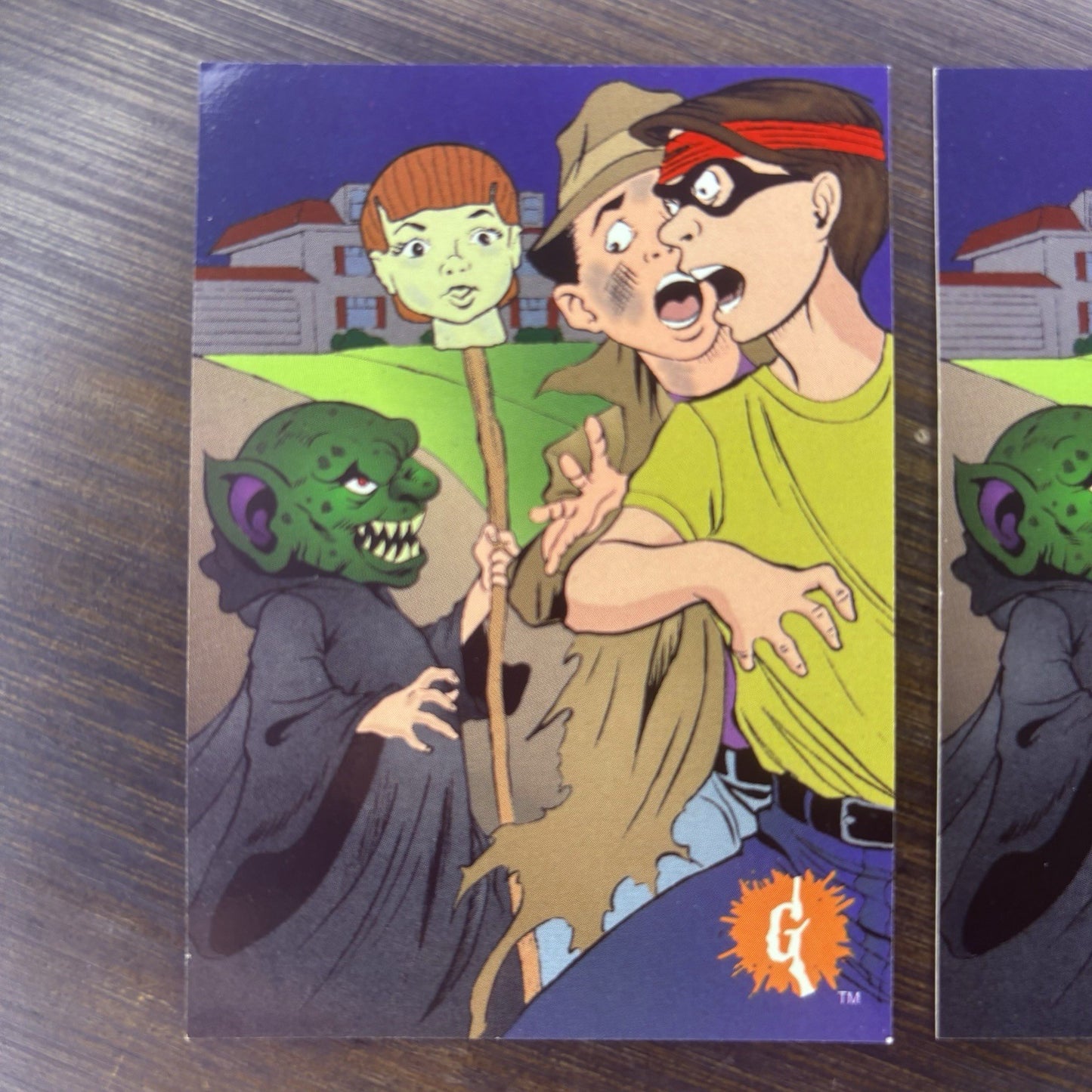 1996 Goosebumps #31 "Terrifying Turnabout" Lot Of (2) High Grade Trading Cards2
