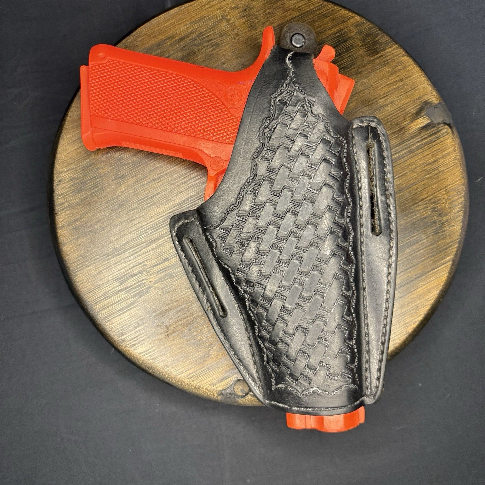 Bucheimer S&W 1006 Holster Leather Smith & Wesson Basket Weave Model 8304-79W0